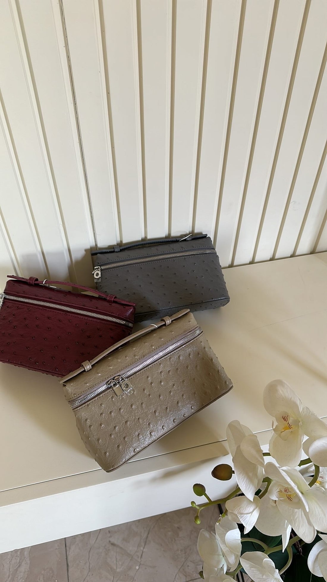 Ostrich Bag - Etoupe
