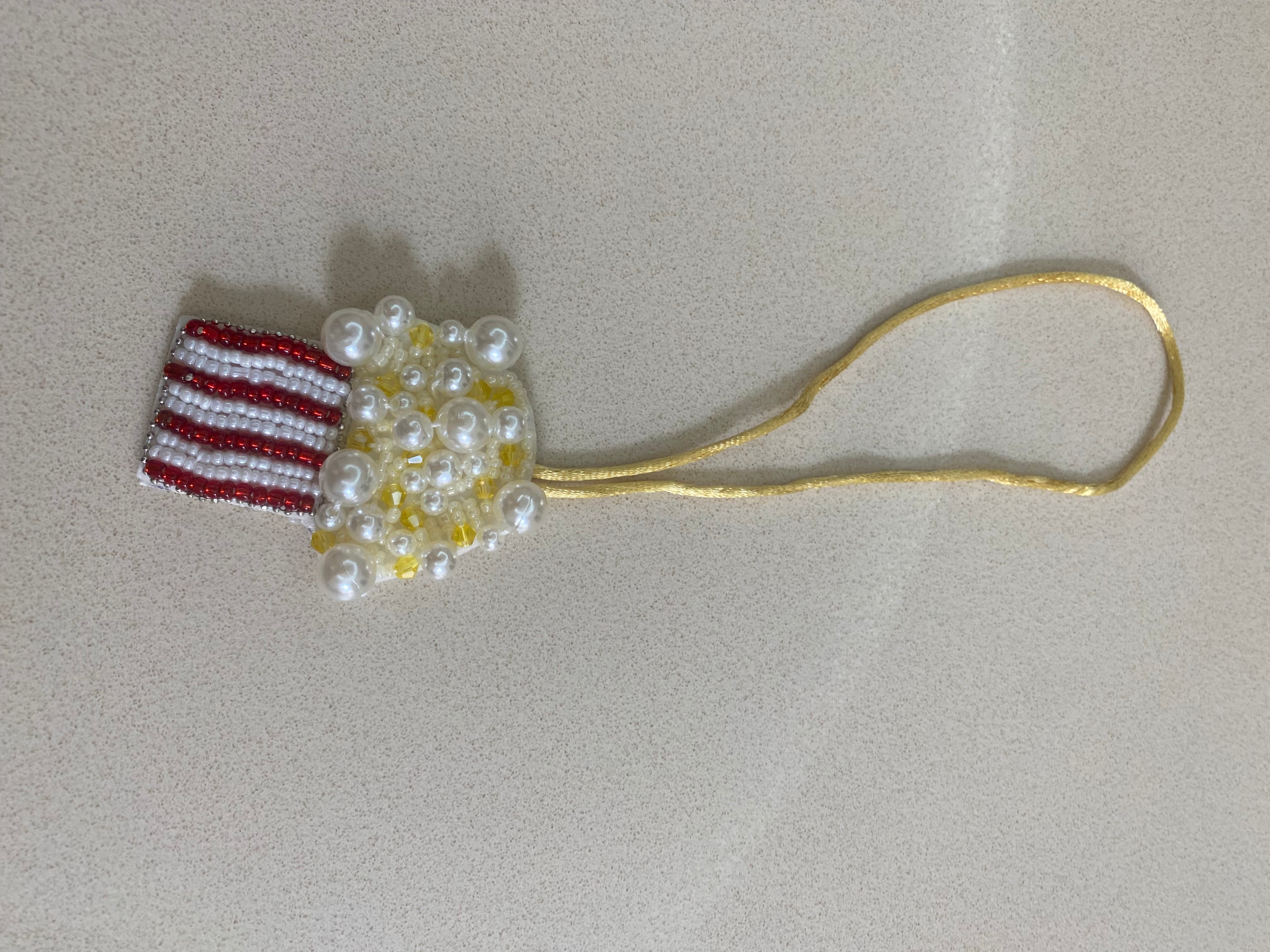 Popcorn Bag Charm