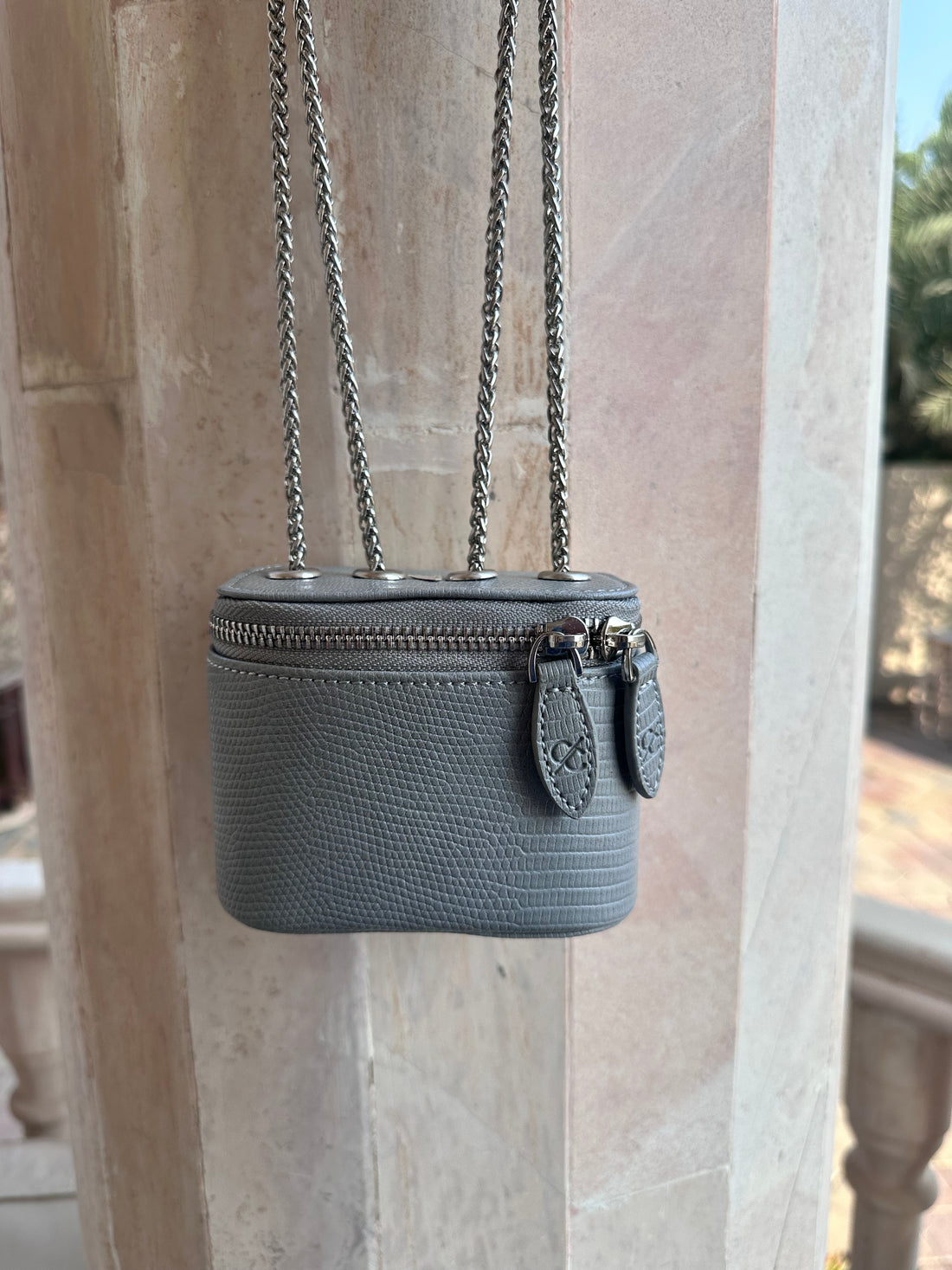 Mini Lizard Bag – Dirty grey