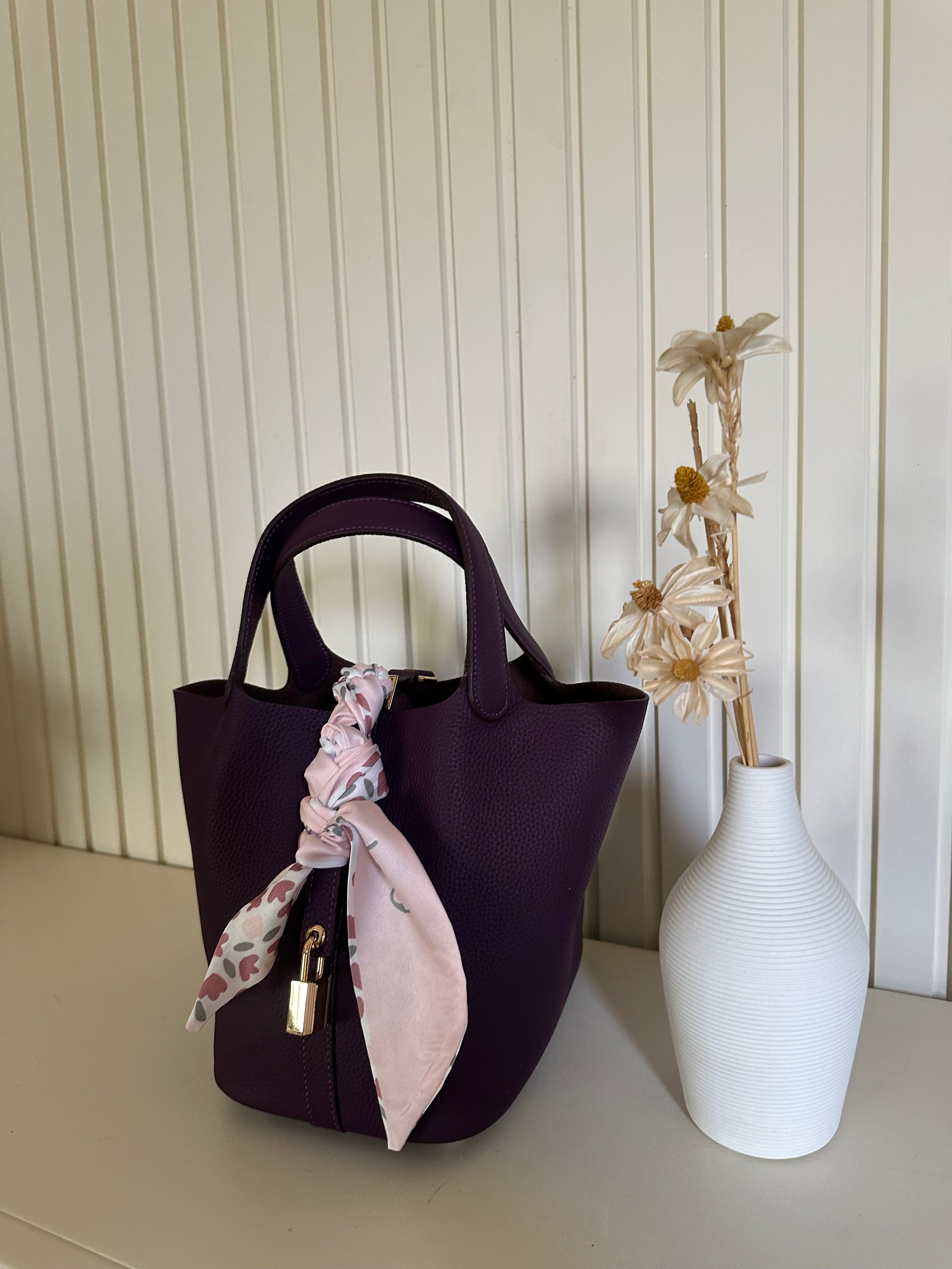 Picotin Bag in Purple – Luxury Shoulder Bag UAE | Clear UAE
