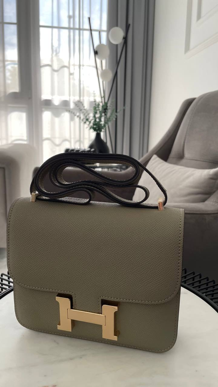Constance Bag in E-Taupe – Luxury Shoulder Bag UAE | Clear UAE

