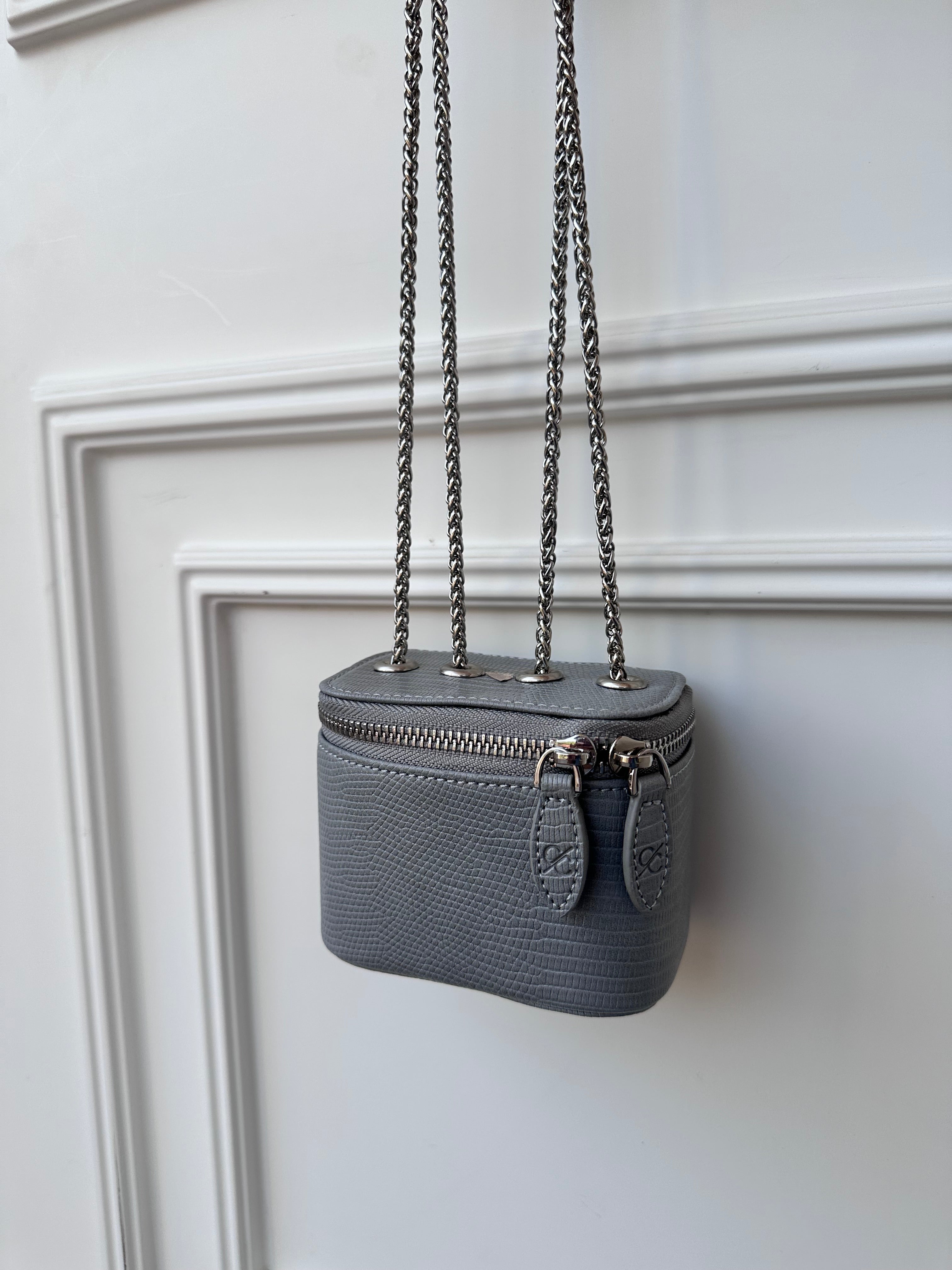 Mini Lizard Bag – Dirty grey