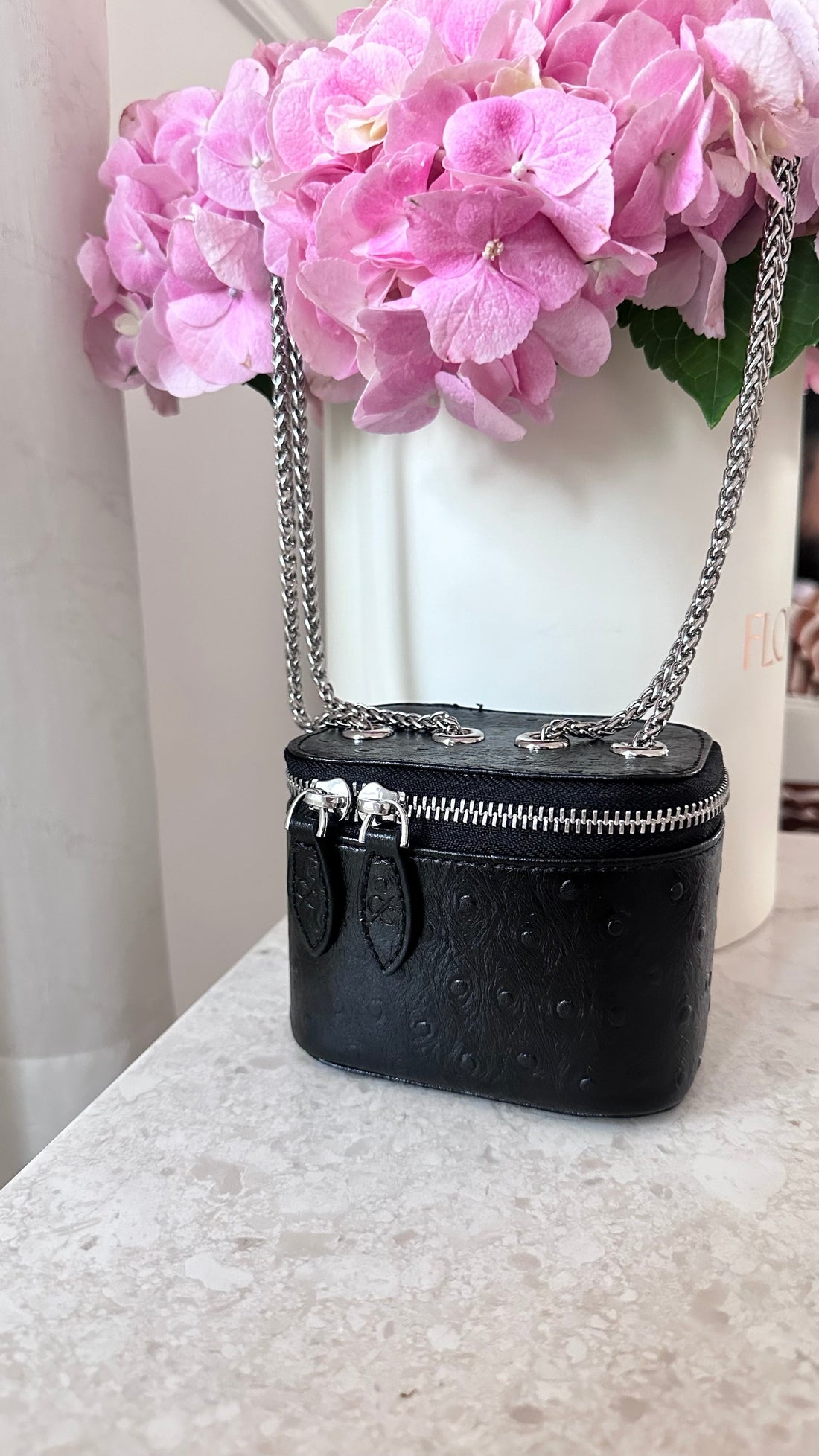 Clear Black Mini Bag