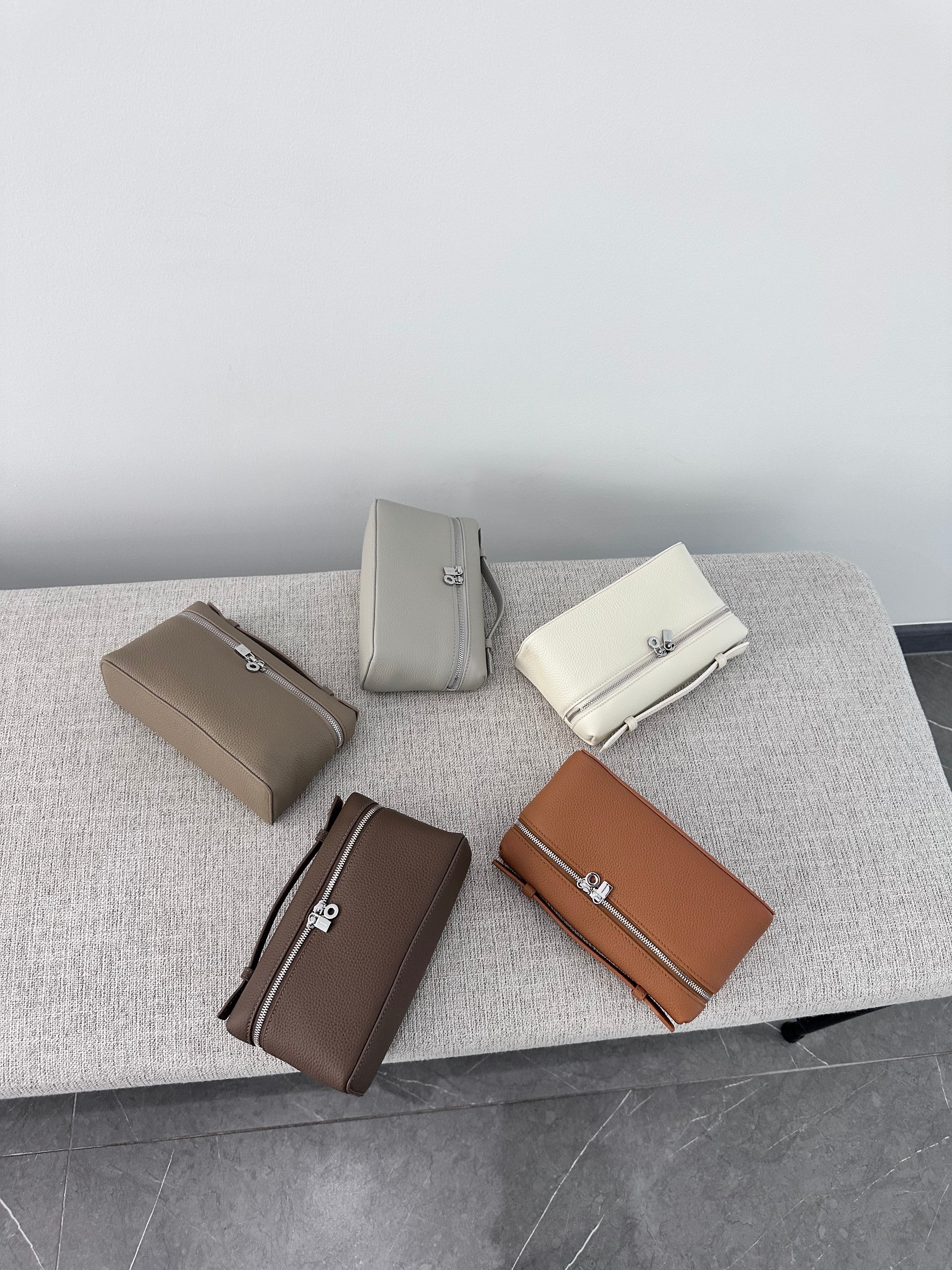 LP Bag Khaki Side View - Luxury Shoulder Bag UAE | Clear UAE
