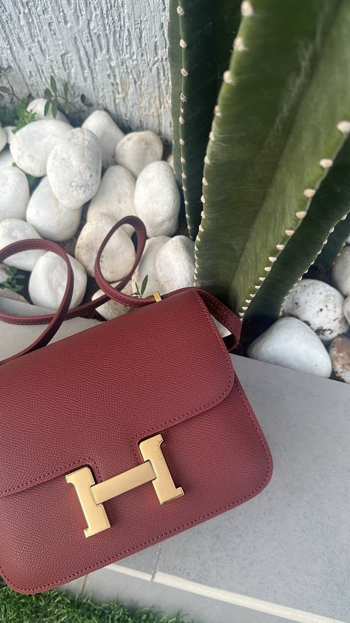 Bottega Pouch - Maroon