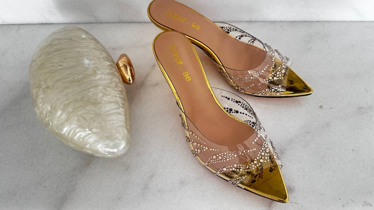 Unique Gold Heels – Luxury Statement Shoes for Women