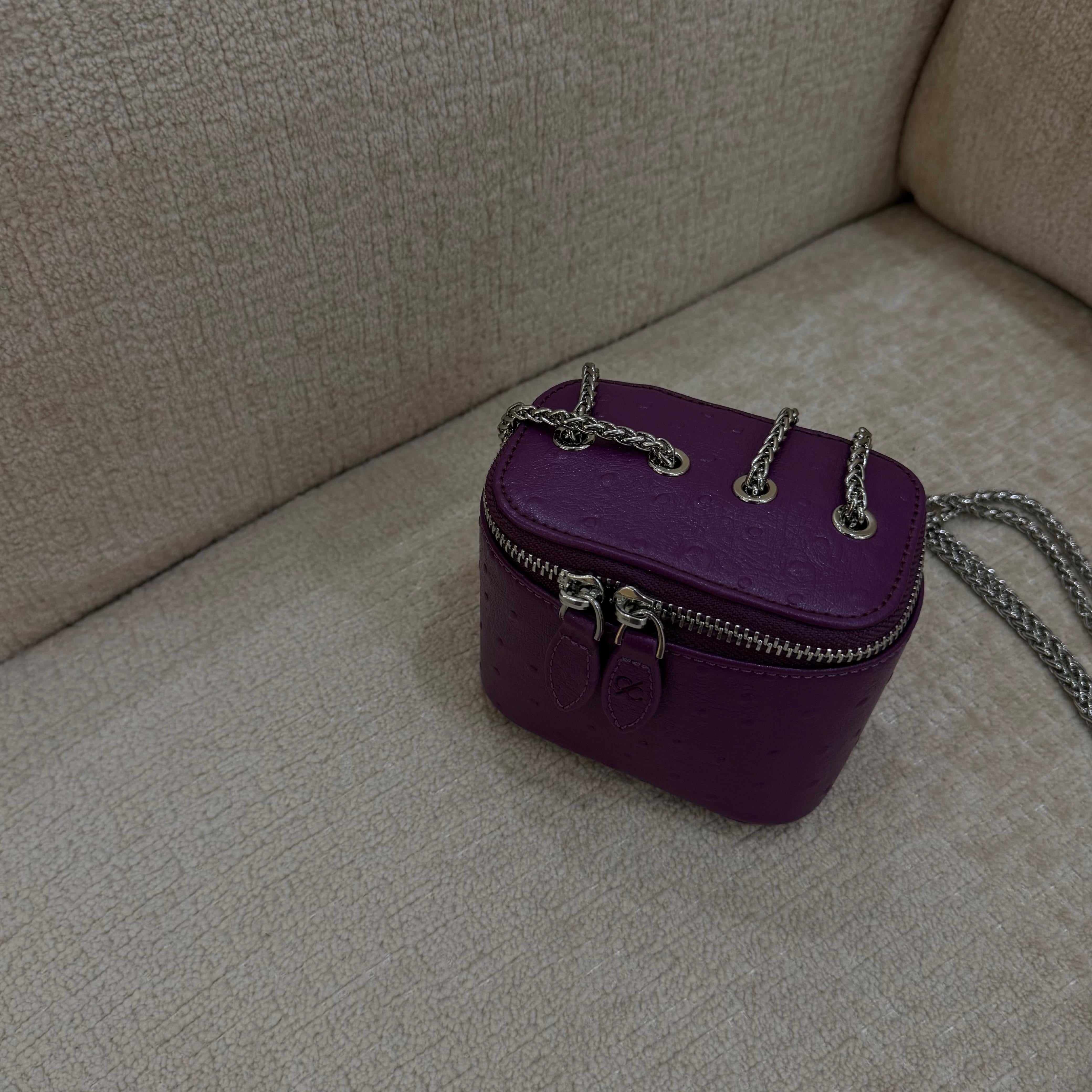 Ostrich Purple Bag