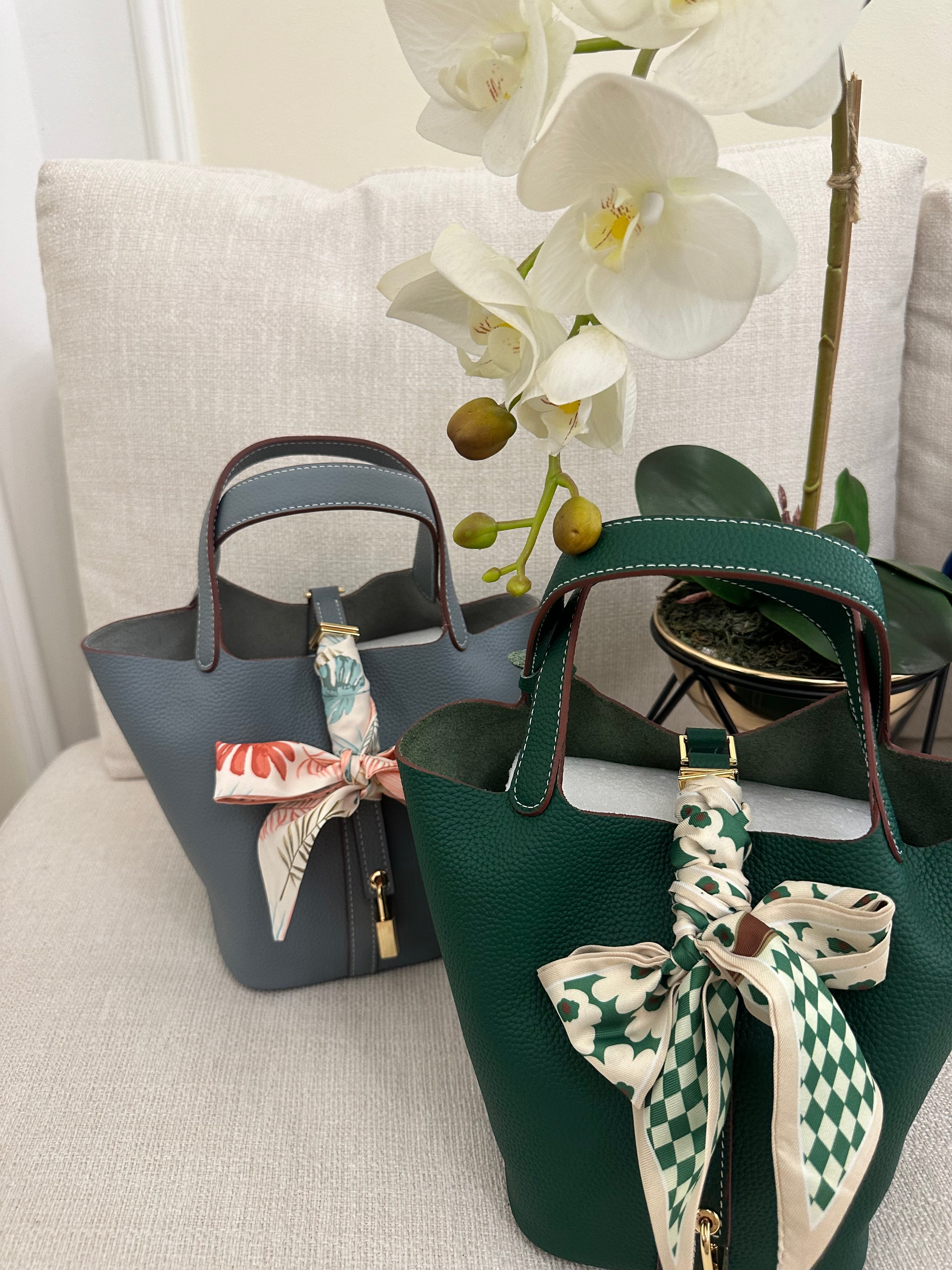 P Bag in Green – Luxury Mini Bag UAE | Clear UAE
