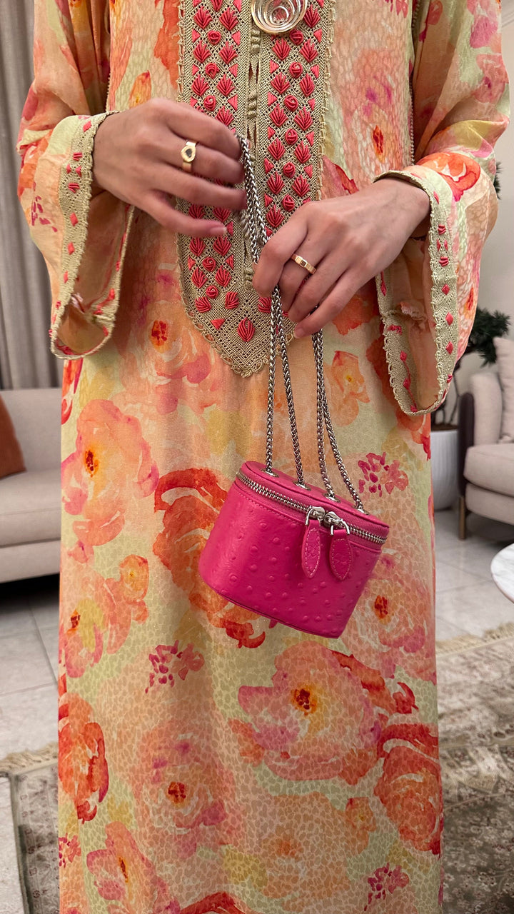 Clear Fuchsia Mini Bag
