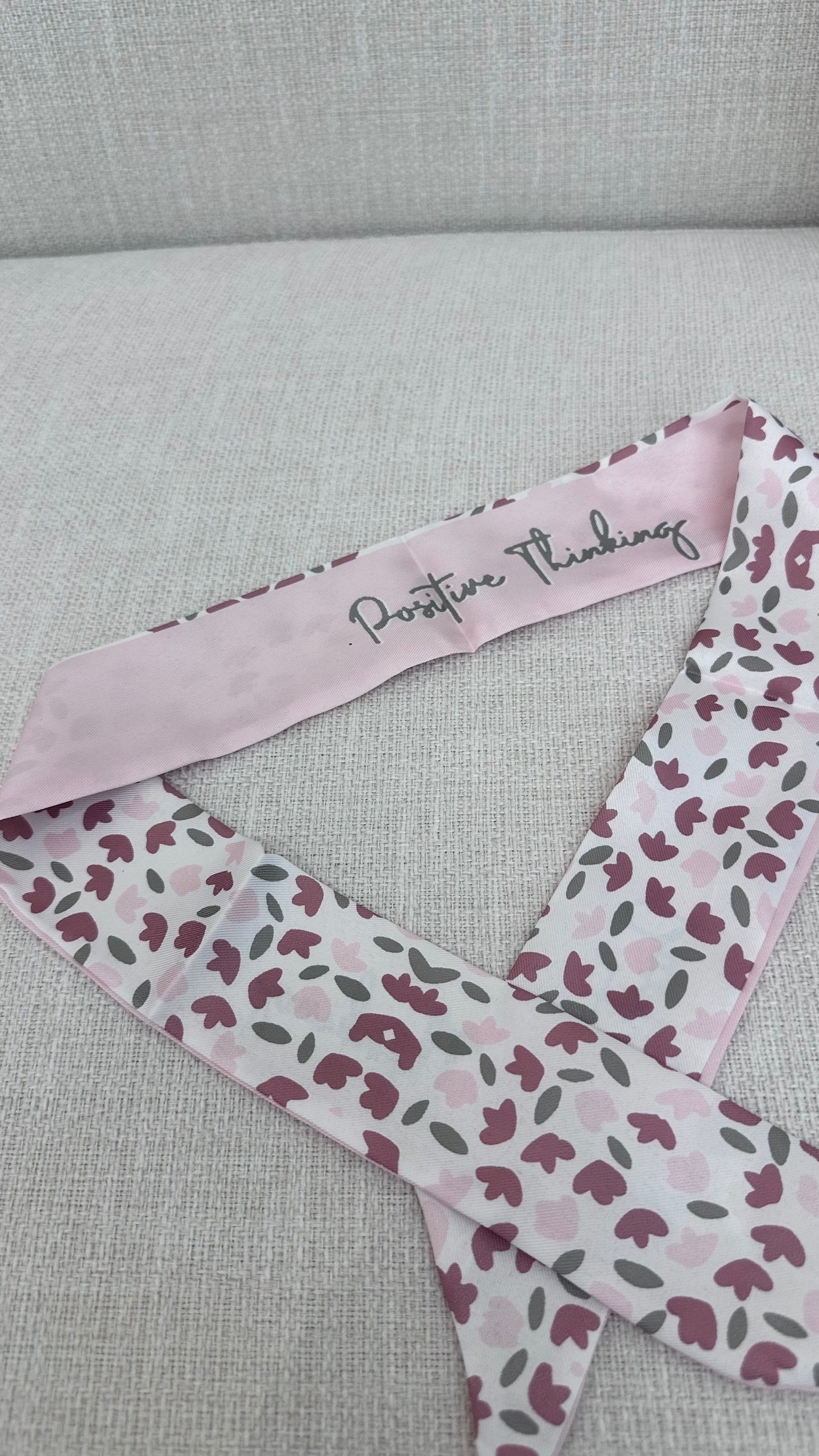 Pink Twilly Scarf