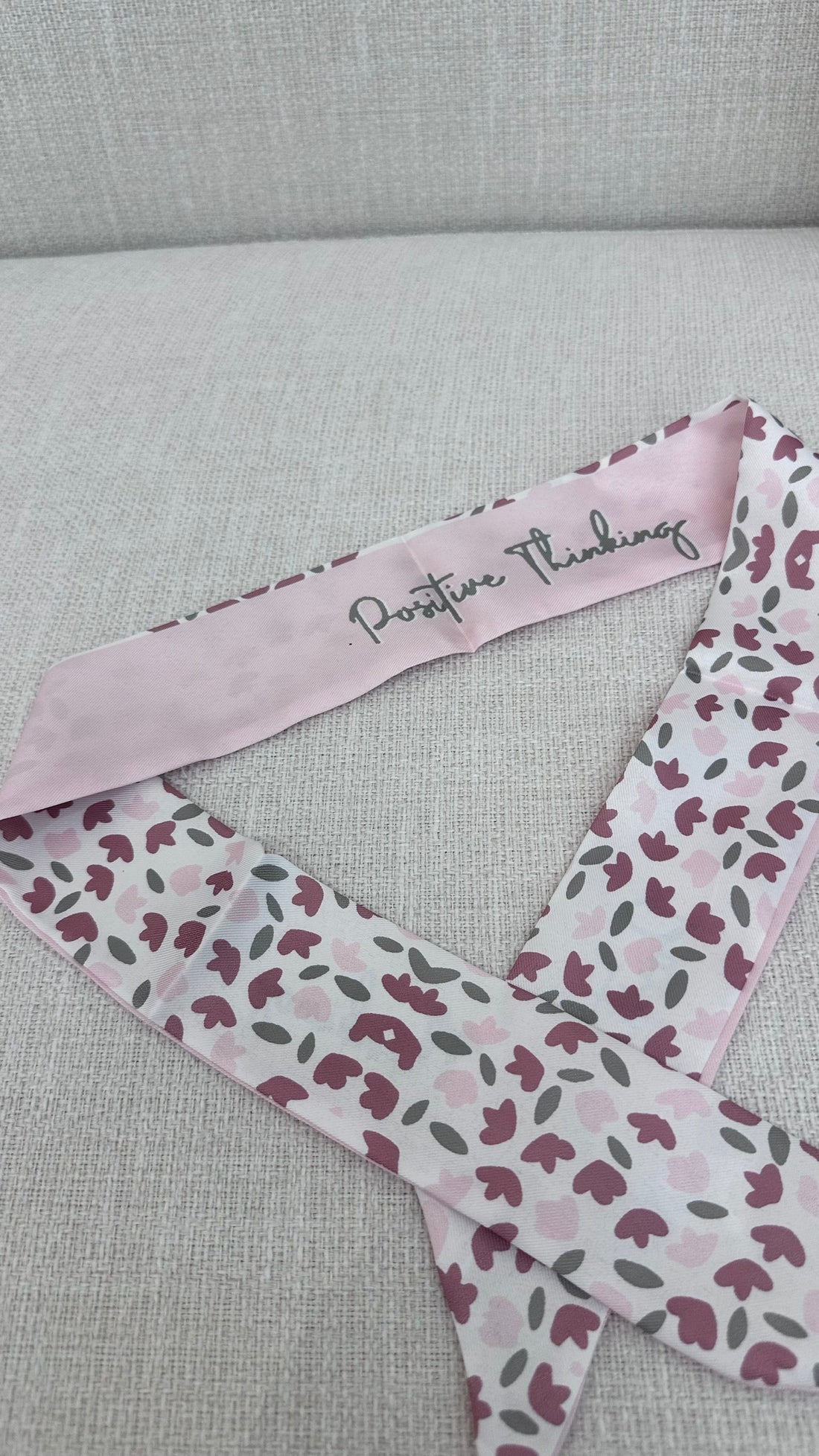 Pink Twilly Scarf