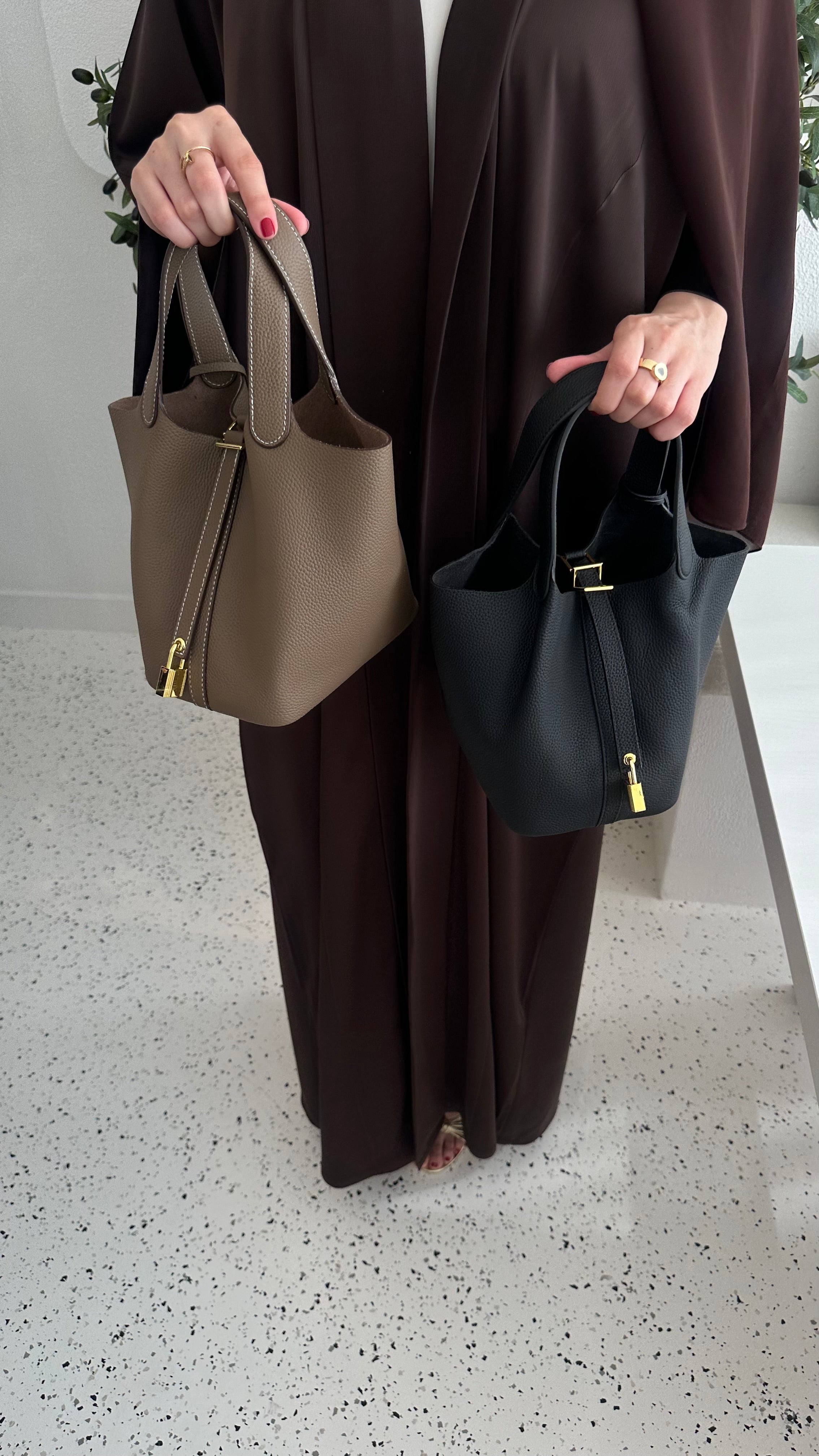 Picotin Bag Black - Luxury Mini Bag UAE | Clear UAE
