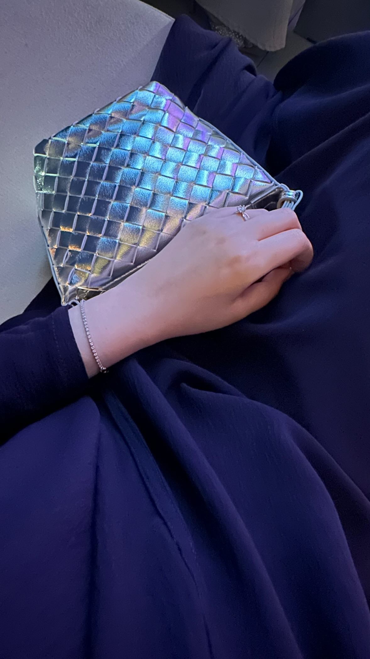 Candy Bag in Silver – Luxury Evening Bag UAE | Clear UAE
