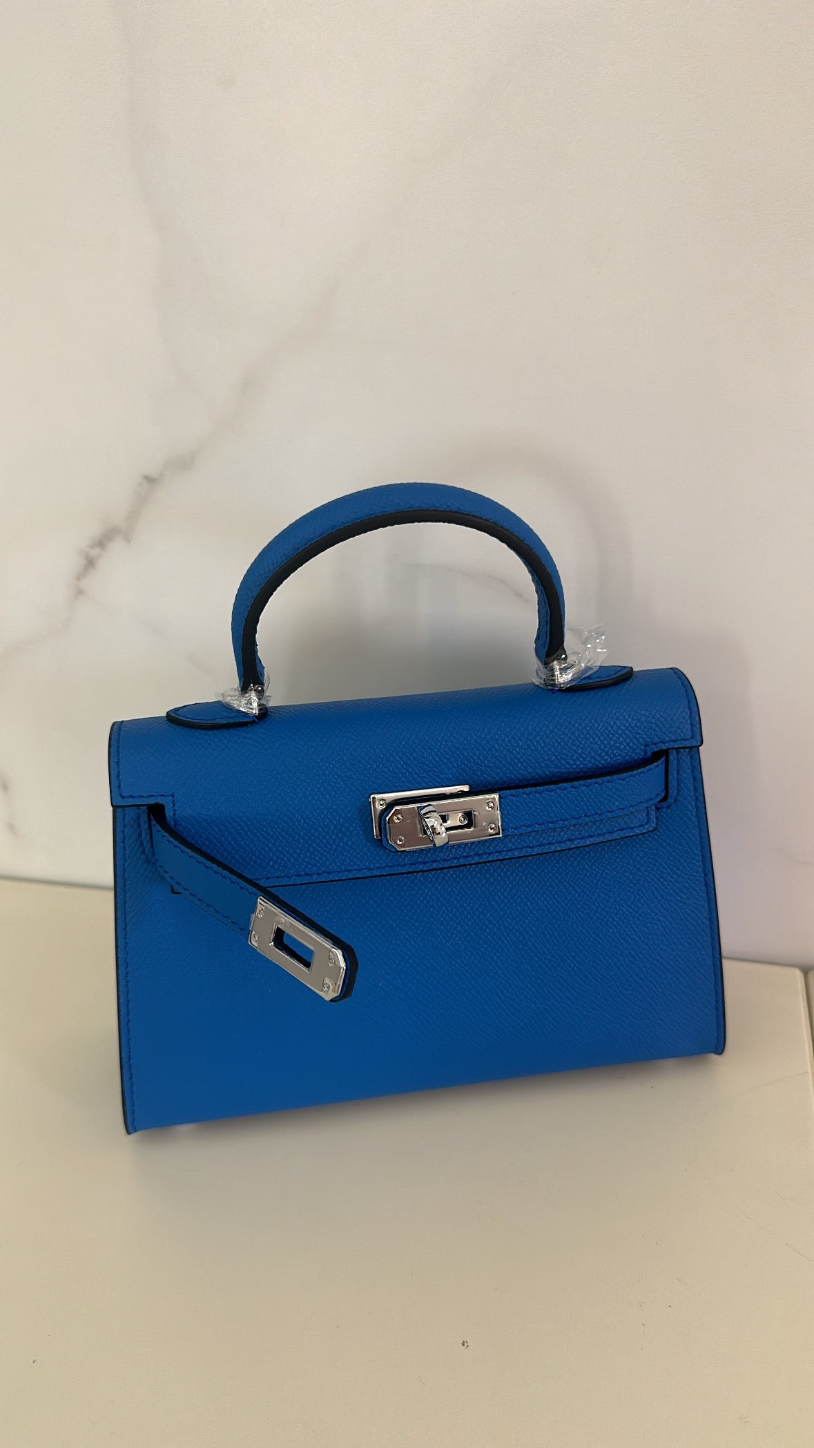 Hermes Mini Bag Dark Blue - Luxury Hermes Bag UAE | Clear UAE
