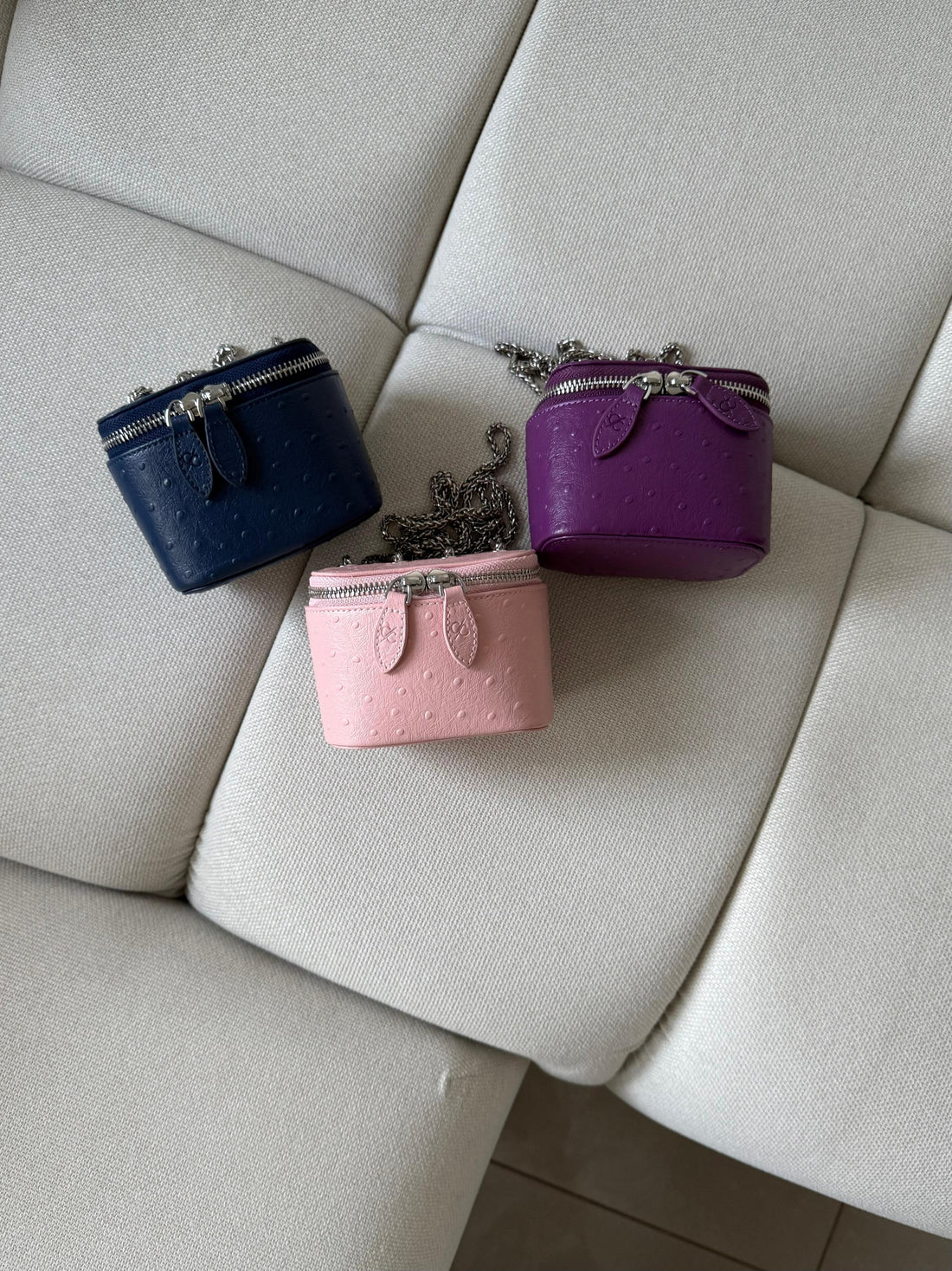 Ostrich Purple Bag