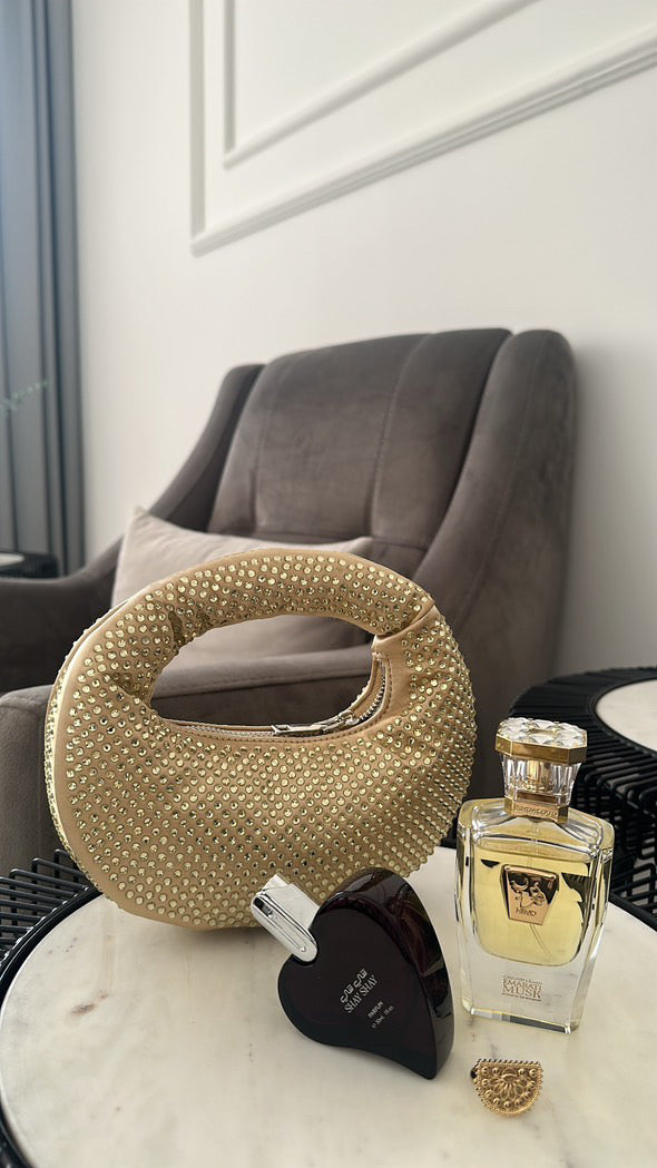 JW Bag in Gold – Luxury Evening Bag UAE | Clear UAE
