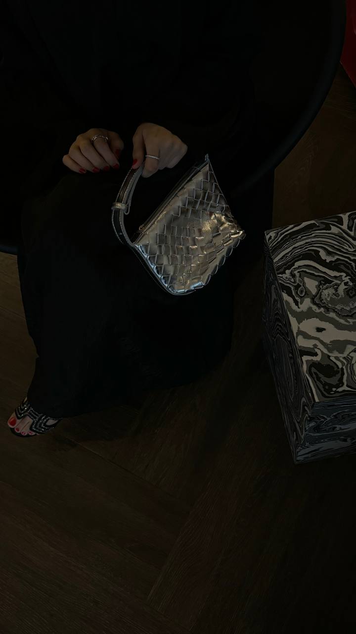 Candy Bag in Silver – Luxury Evening Bag UAE | Clear UAE
