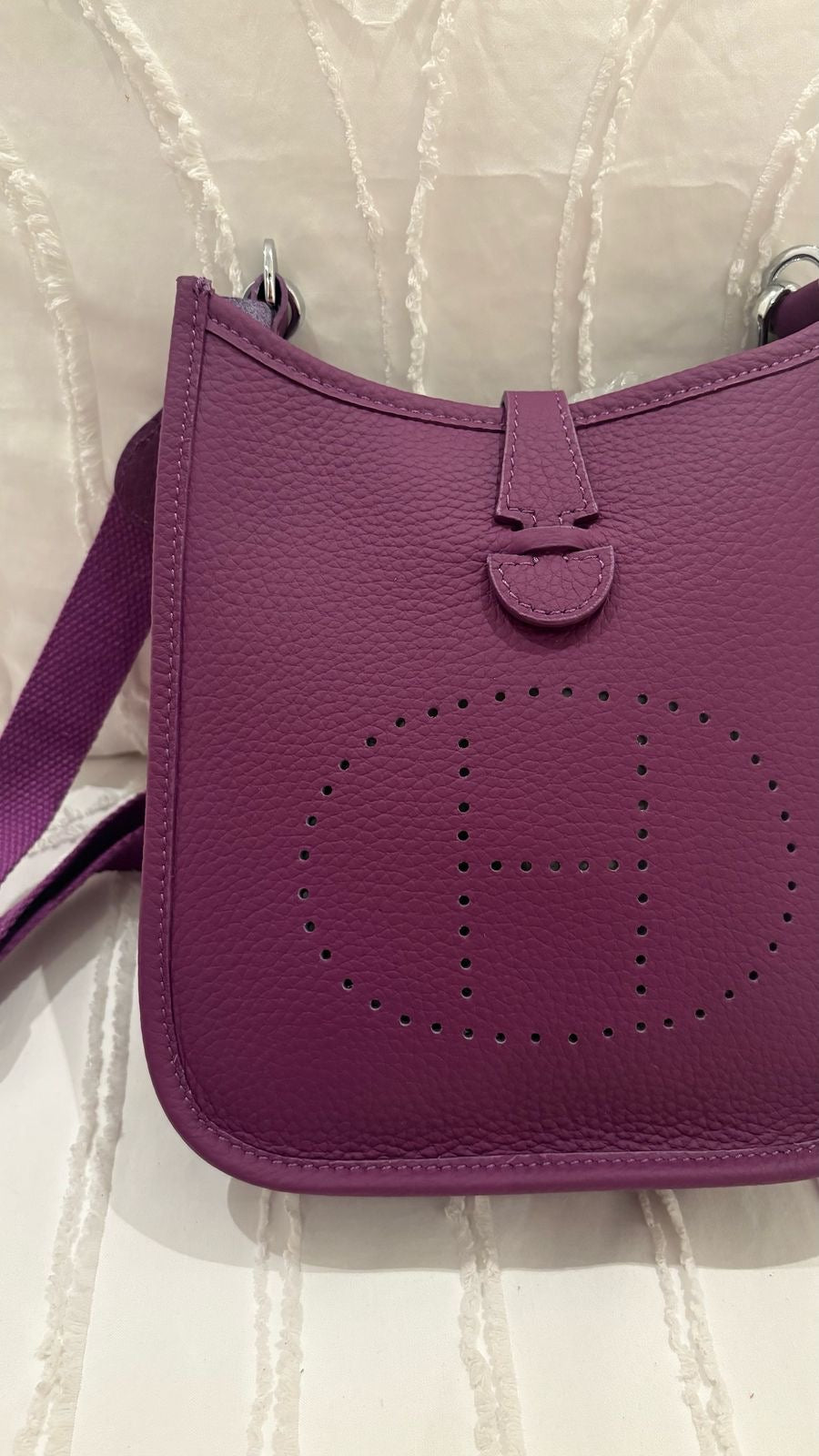 Hermes Evelyne Bag - Purple