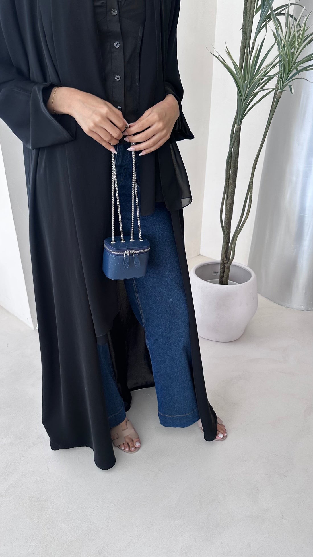 Ostrich Navy Bag