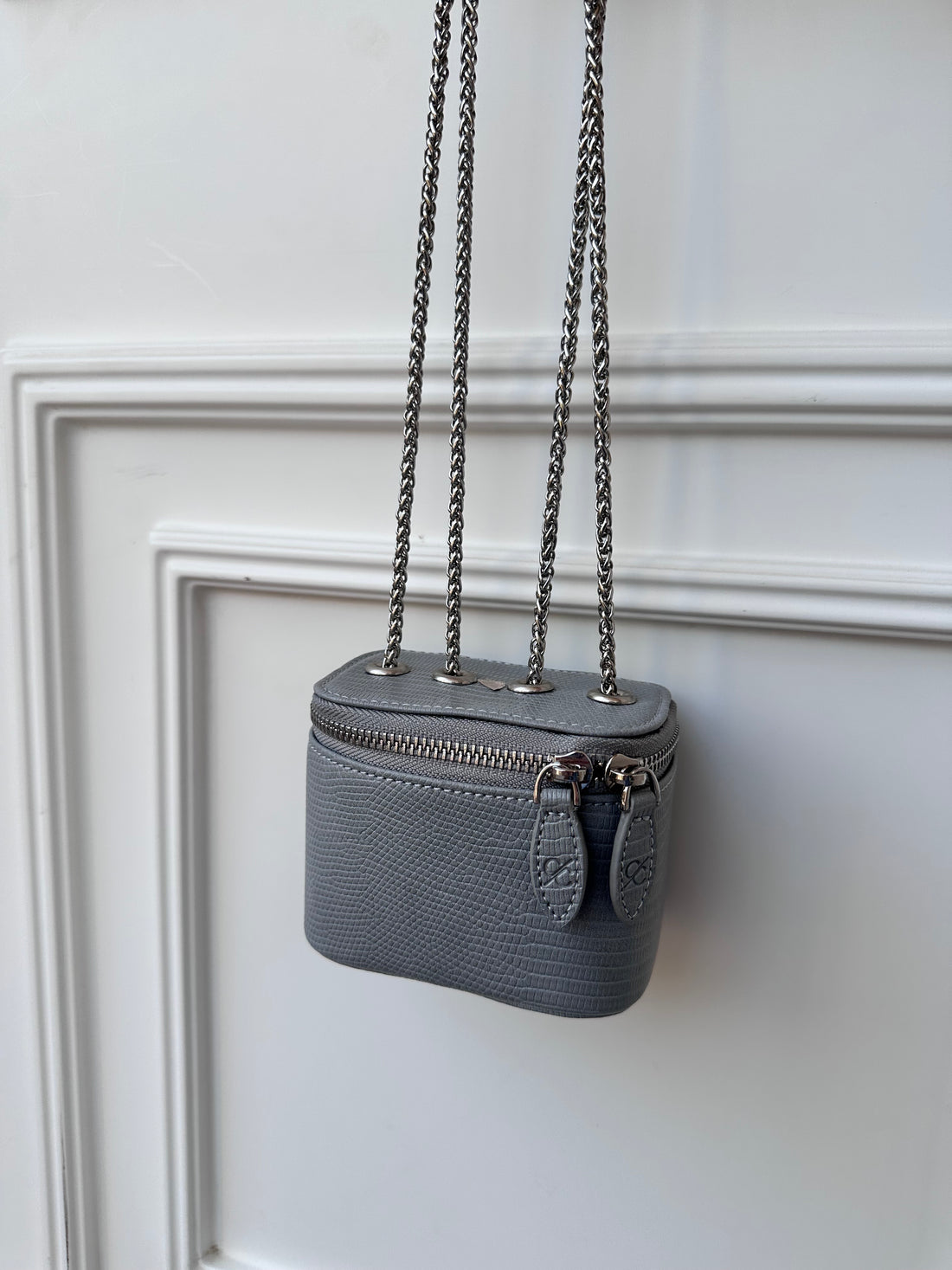 Mini Lizard Bag – Dirty grey