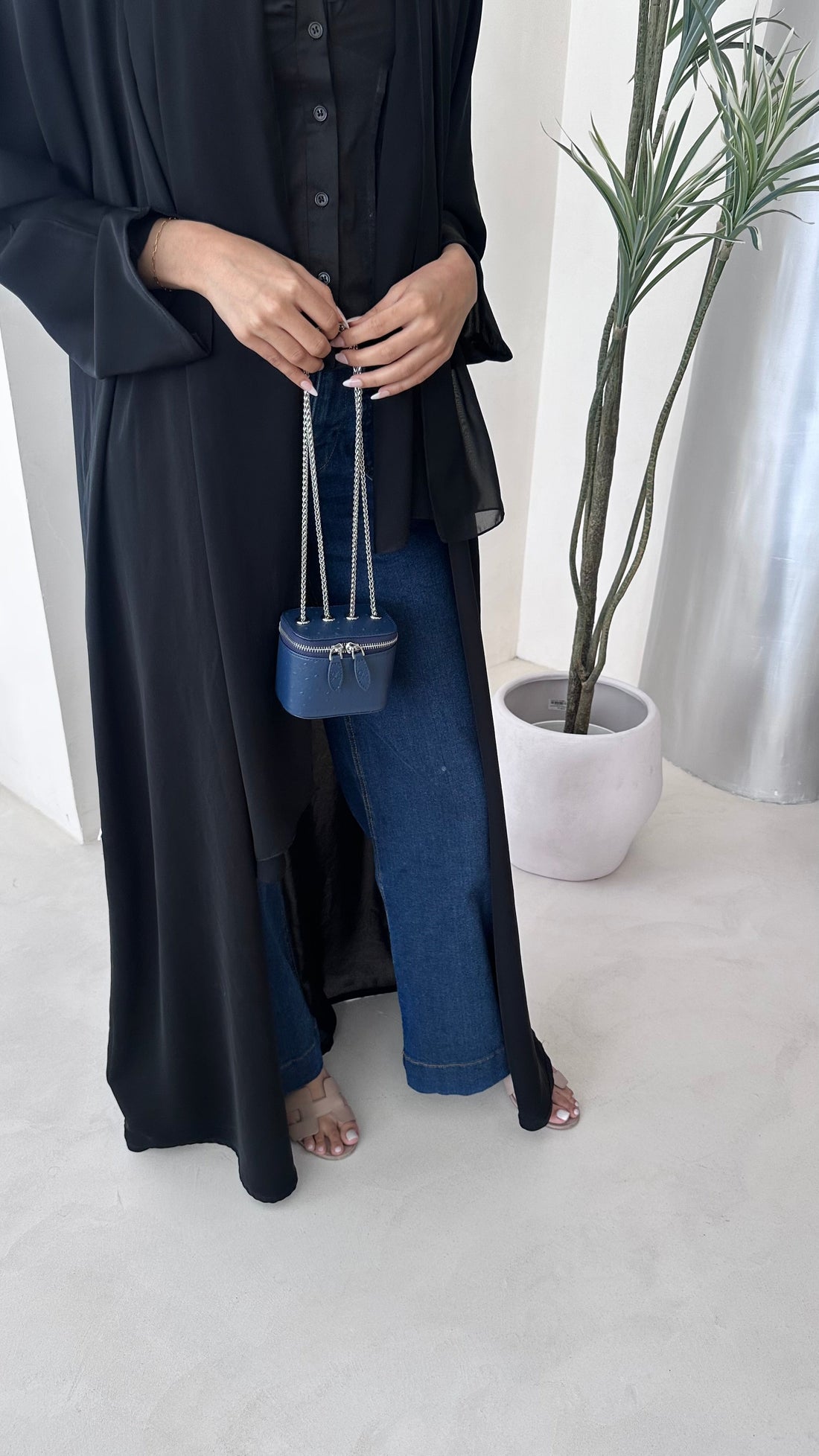 Ostrich Navy Bag