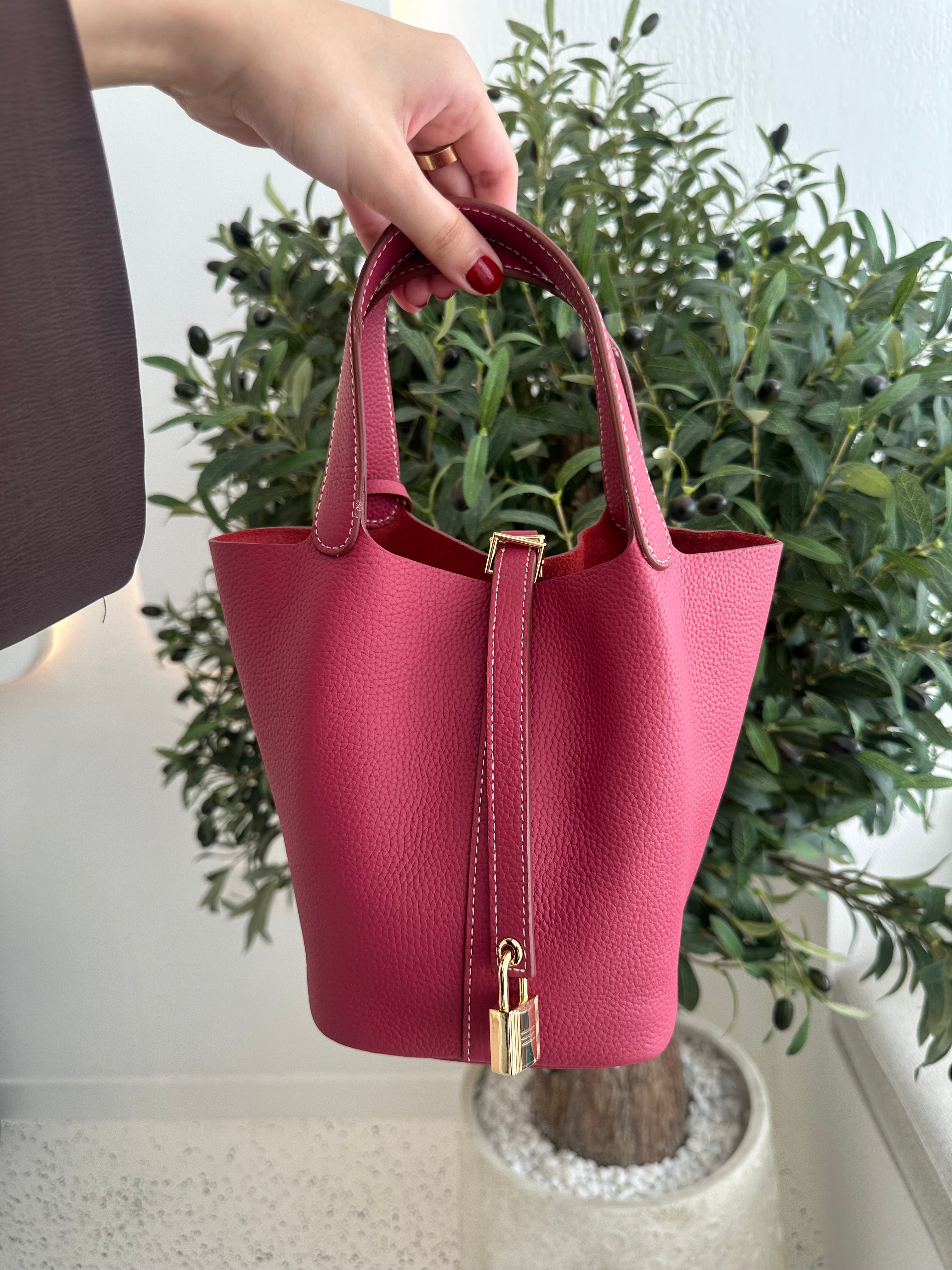 P Bag Fuchsia - Luxury Bag UAE | Clear UAE
