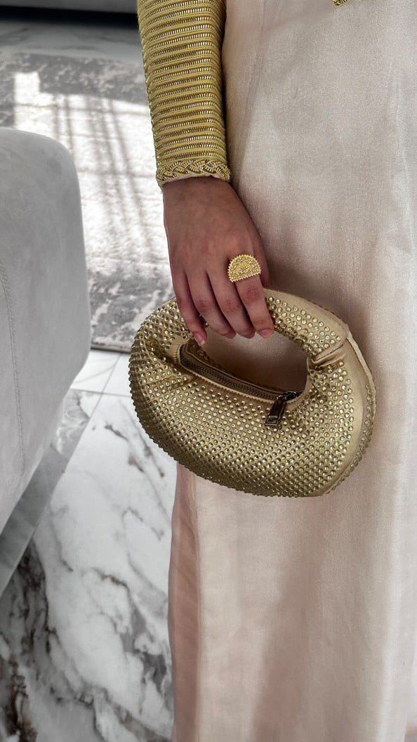 JW Bag in Gold – Luxury Evening Bag UAE | Clear UAE
