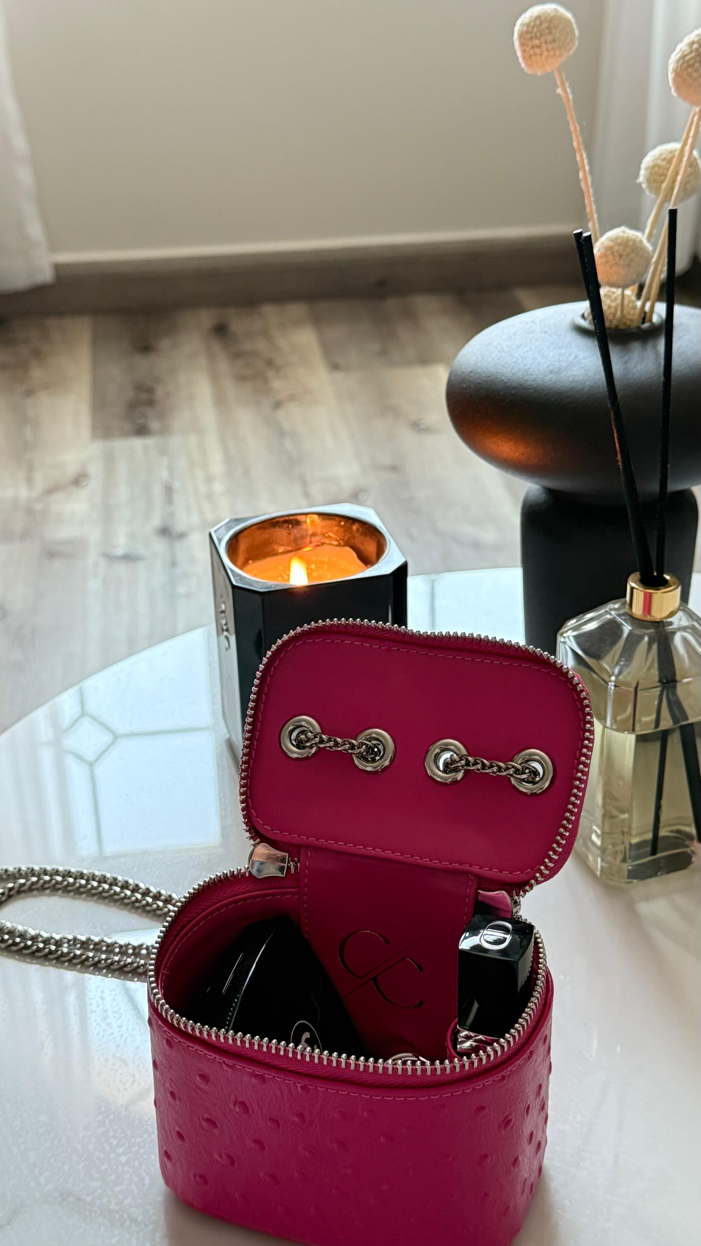 Clear Fuchsia Mini Bag