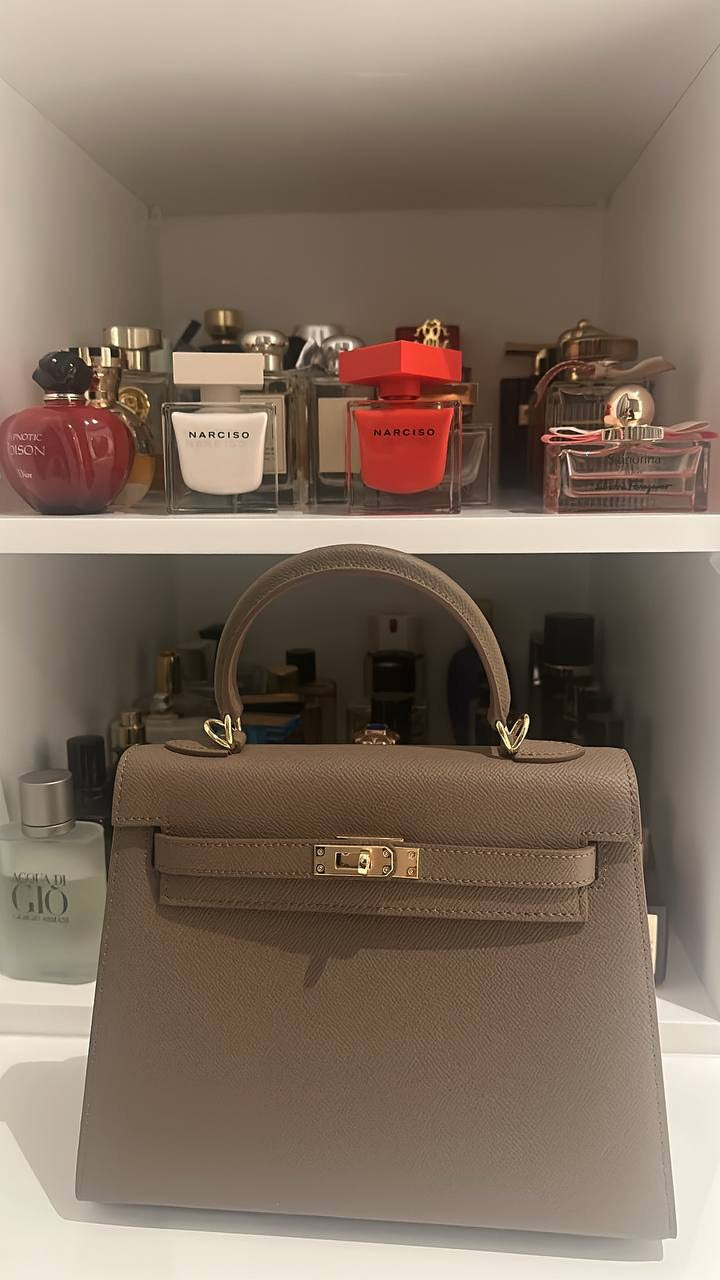 25cm Bag Etoupe – Luxury Everyday Handbag UAE | Clear UAE
