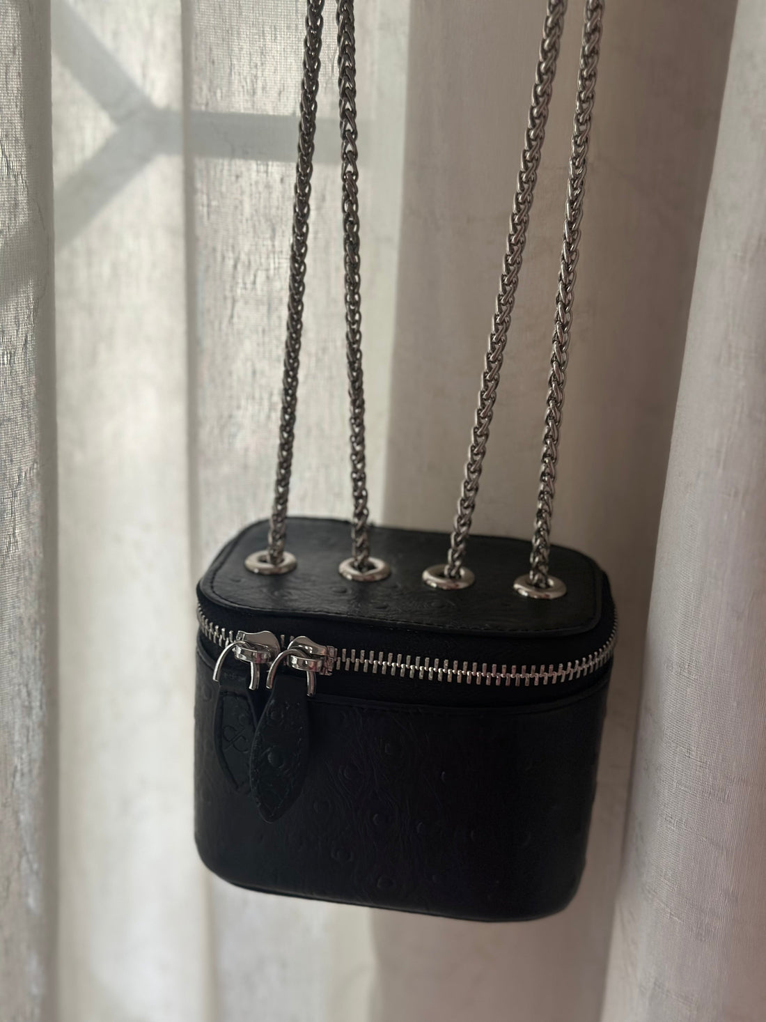 Clear Black Mini Bag