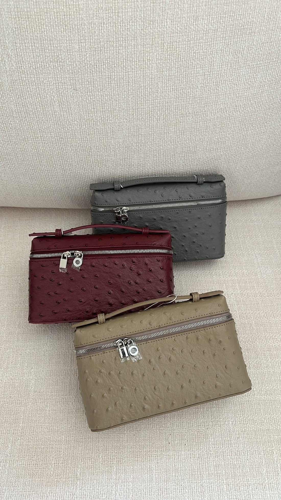 Ostrich Bag - Etoupe
