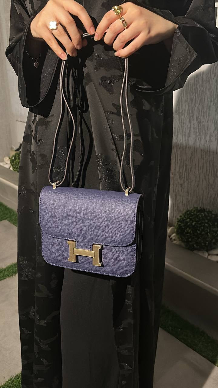 Constance Bag in Navy Blue – Luxury Shoulder Bag UAE | Clear UAE
