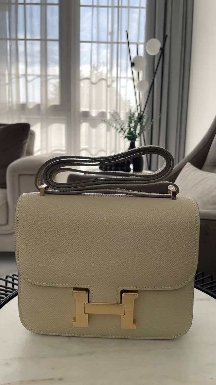 Constance Bag in E-Taupe – Luxury Shoulder Bag UAE | Clear UAE

