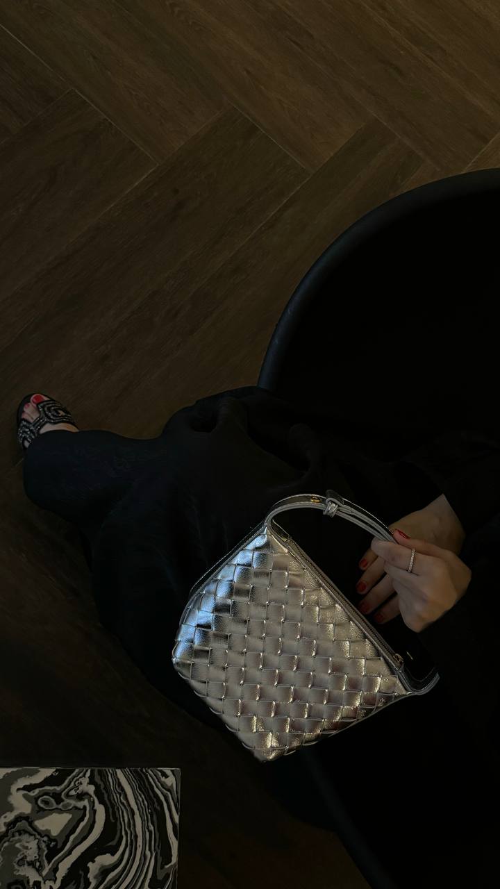 Candy Bag in Silver – Luxury Evening Bag UAE | Clear UAE
