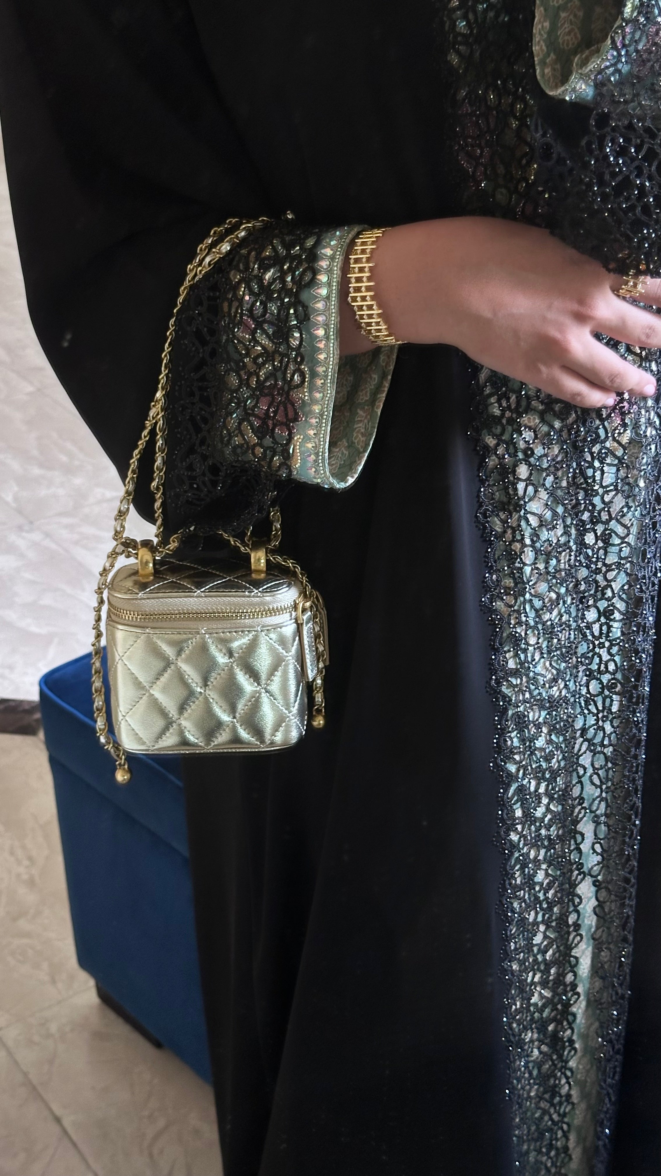 Micro Gold Bag