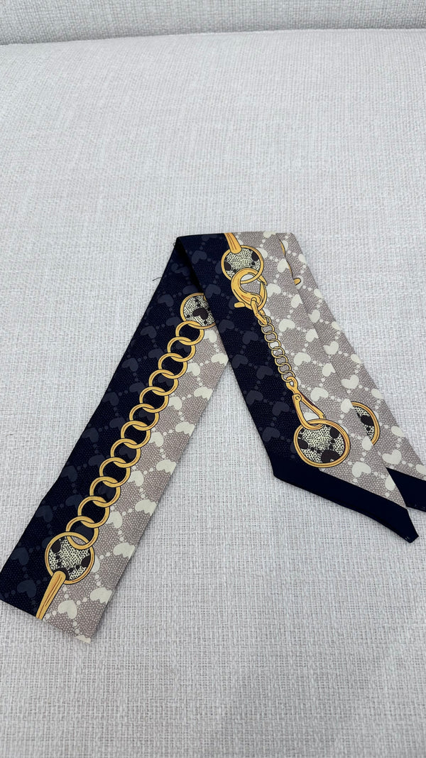 Black&gold twilly