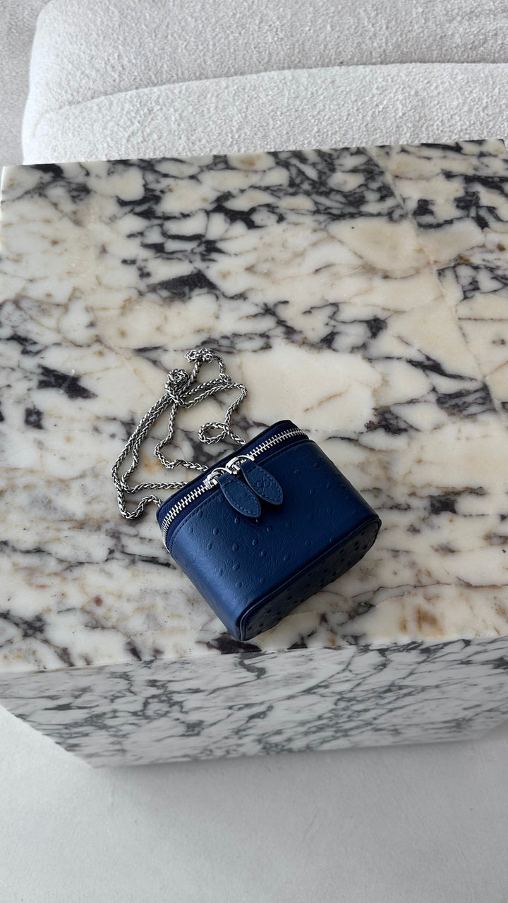 Ostrich Navy Bag