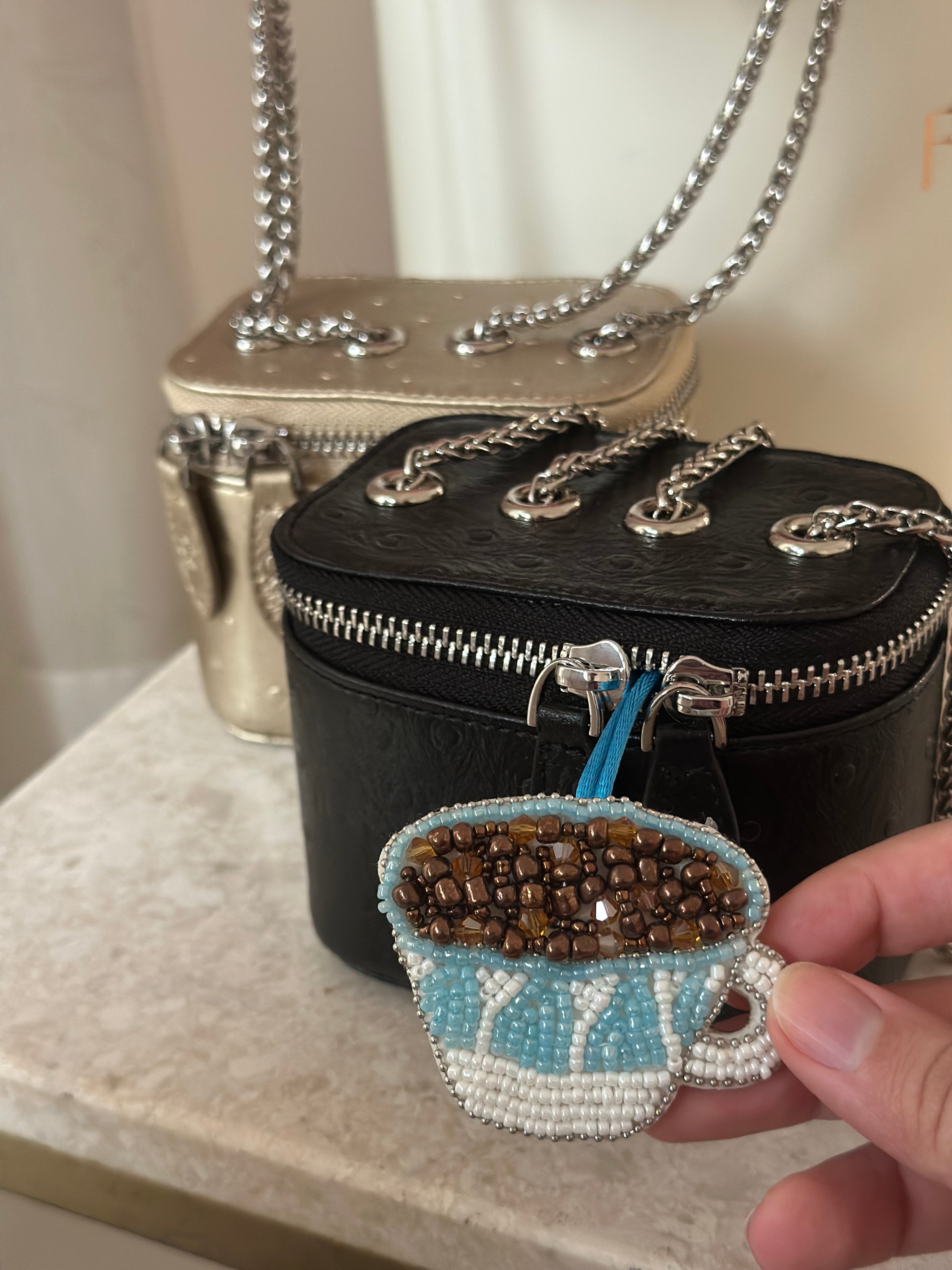 Clear Black Mini Bag