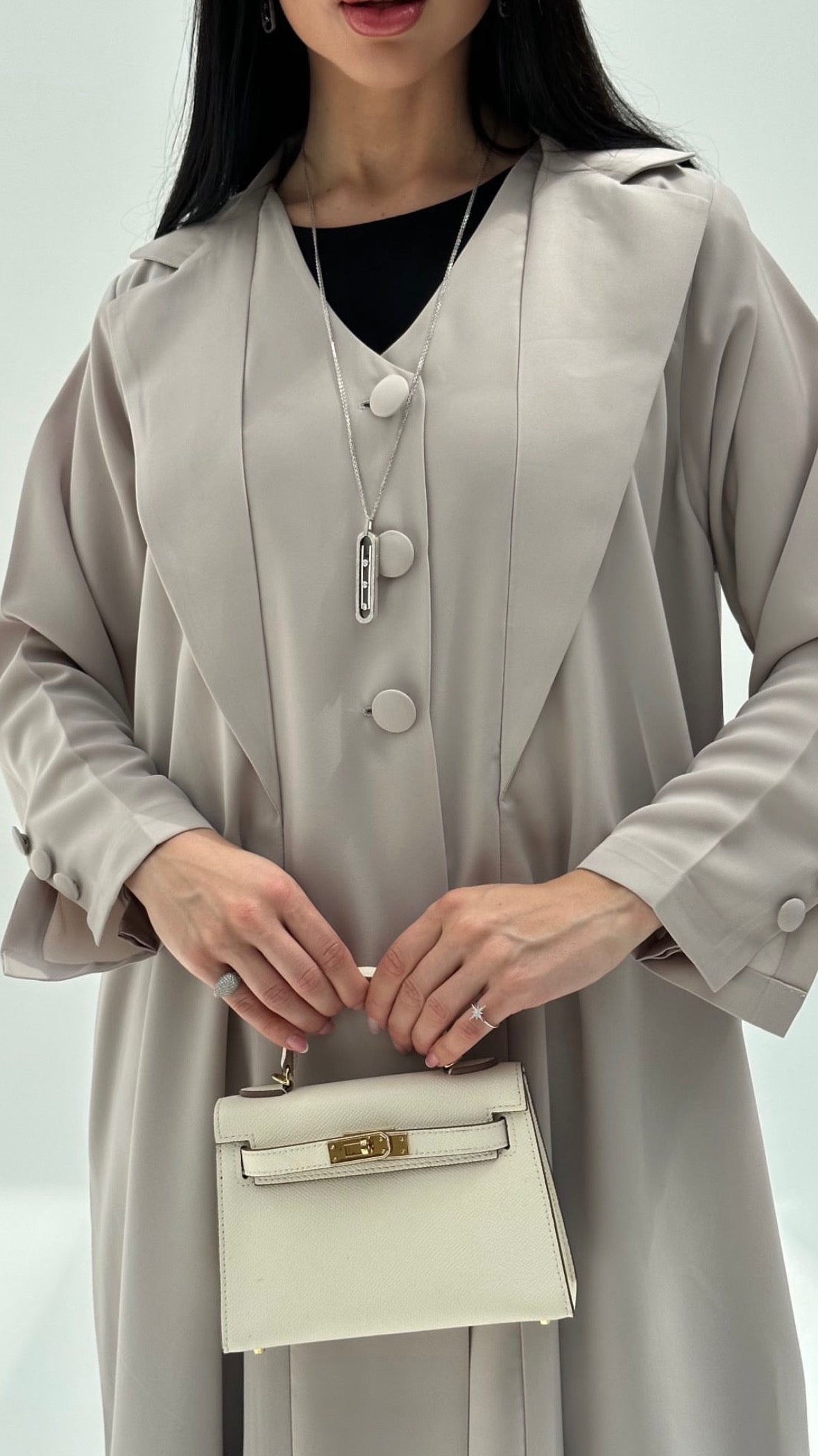 19cm Bag in White – Luxury Mini Bag UAE | Clear UAE

