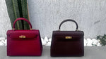 Shine leather -Burgundy 25 cm