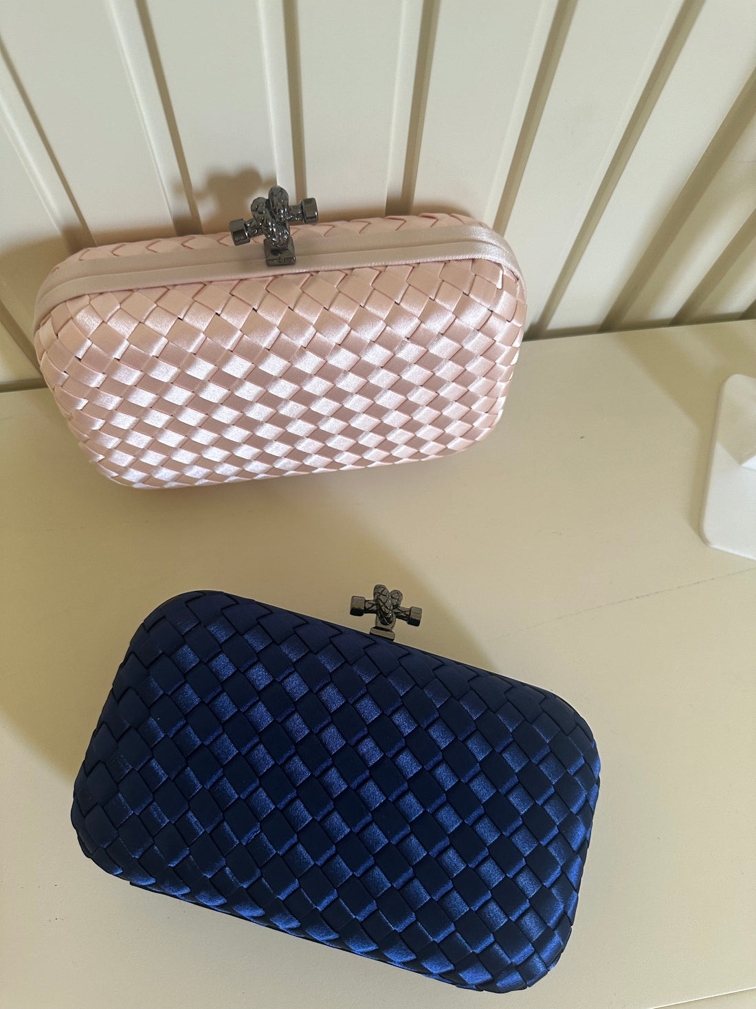 Blue Mini Clutch Size Reference - Luxury Clutch | Clear UAE

