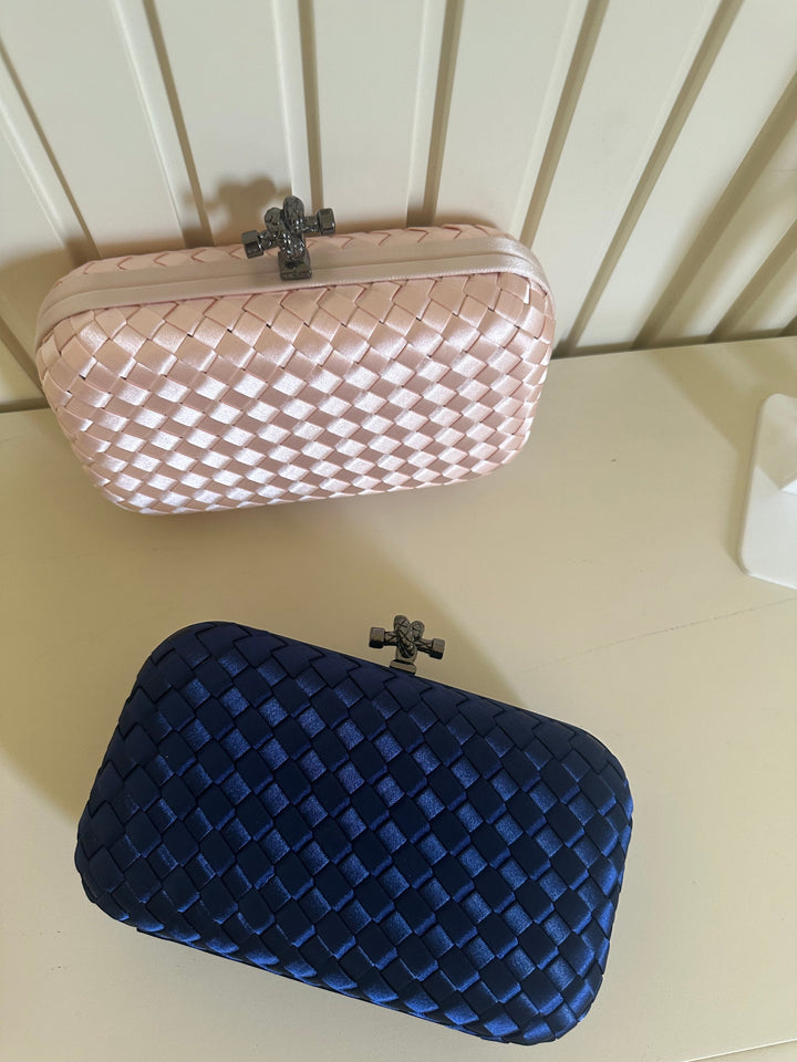 Blue Mini Clutch Size Reference - Luxury Clutch | Clear UAE
