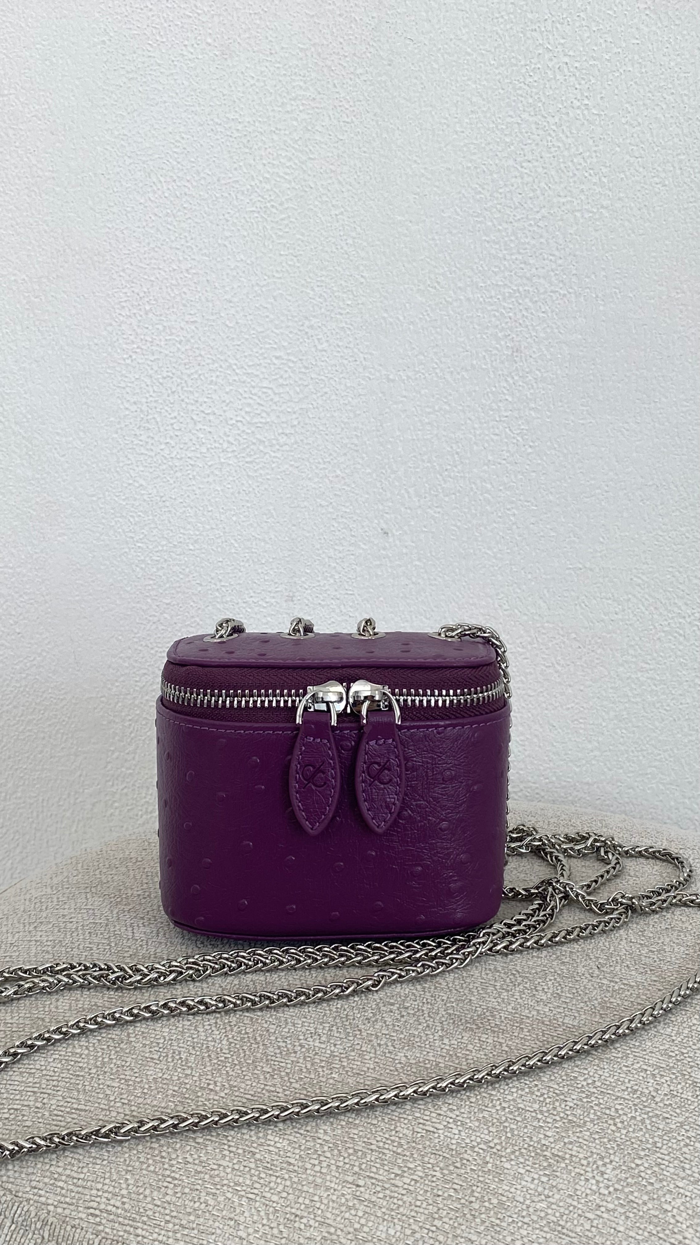 Ostrich Purple Bag