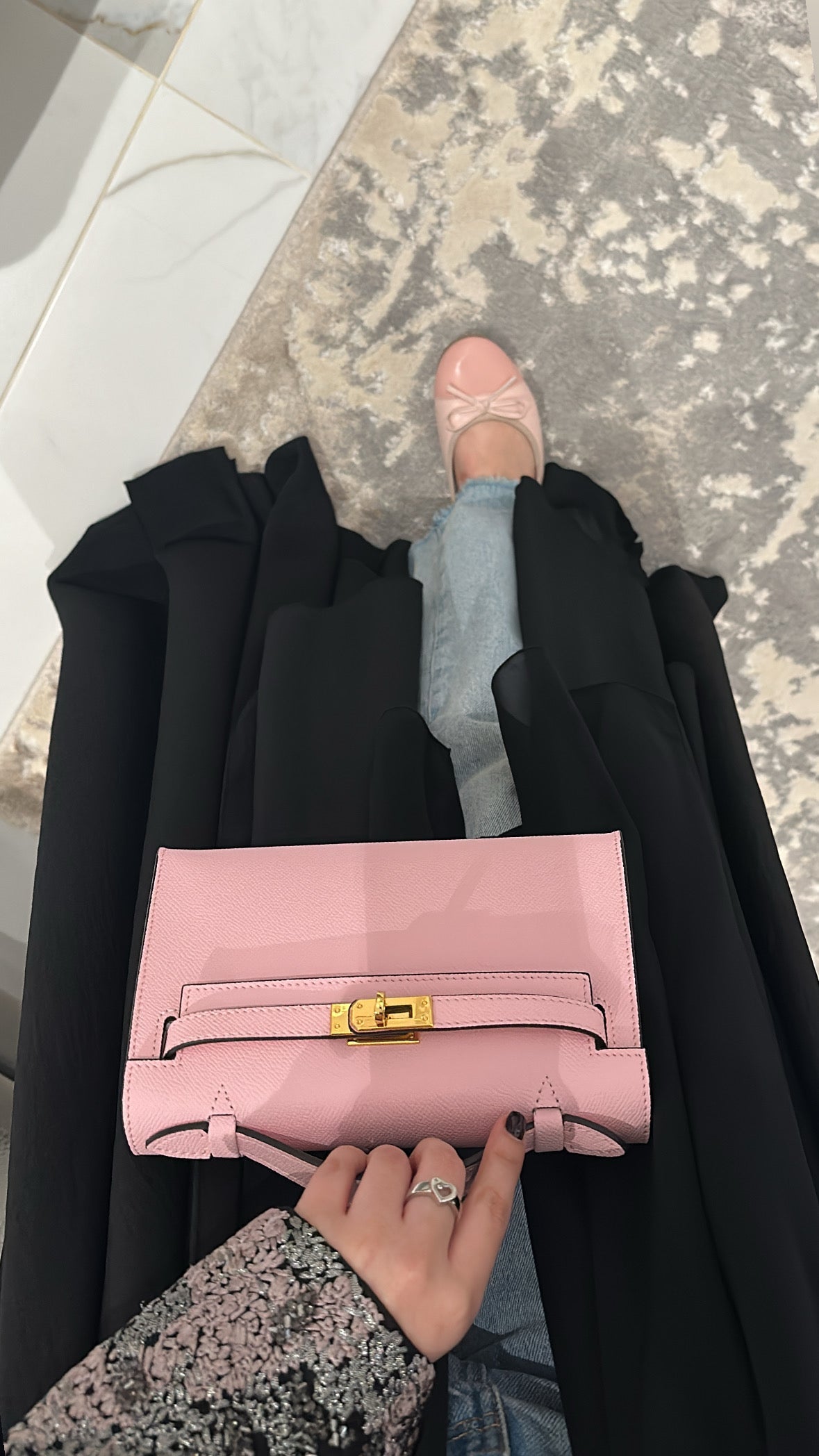 Pink Crossbody Bag 23cm – Luxury Shoulder Bag UAE | Clear UAE
