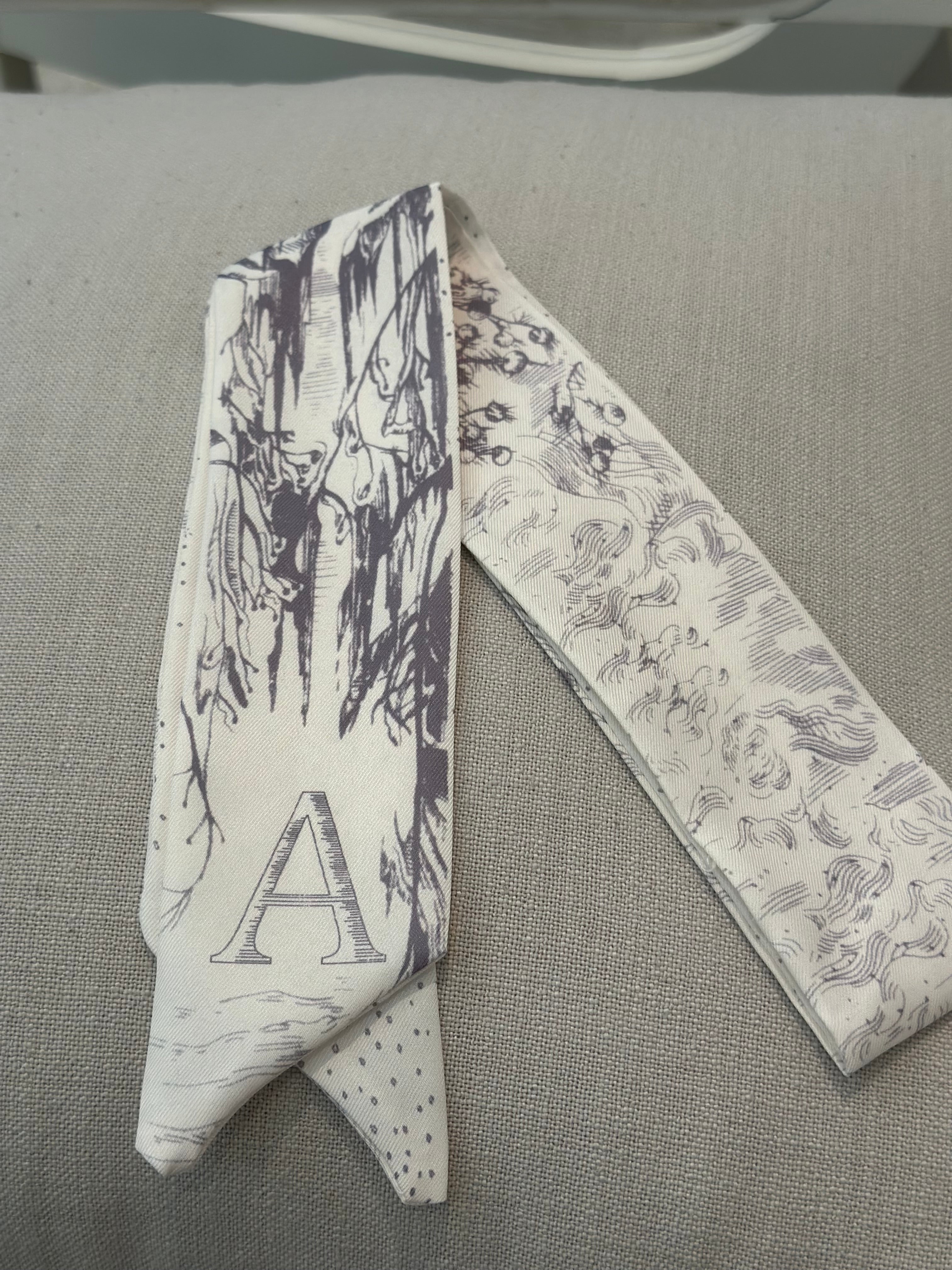 Clear Scarf A II | Luxury Silk Scarf UAE – Clear UAE