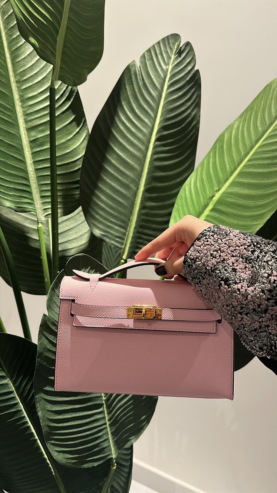 Pink Crossbody Bag 23cm – Luxury Shoulder Bag UAE | Clear UAE
