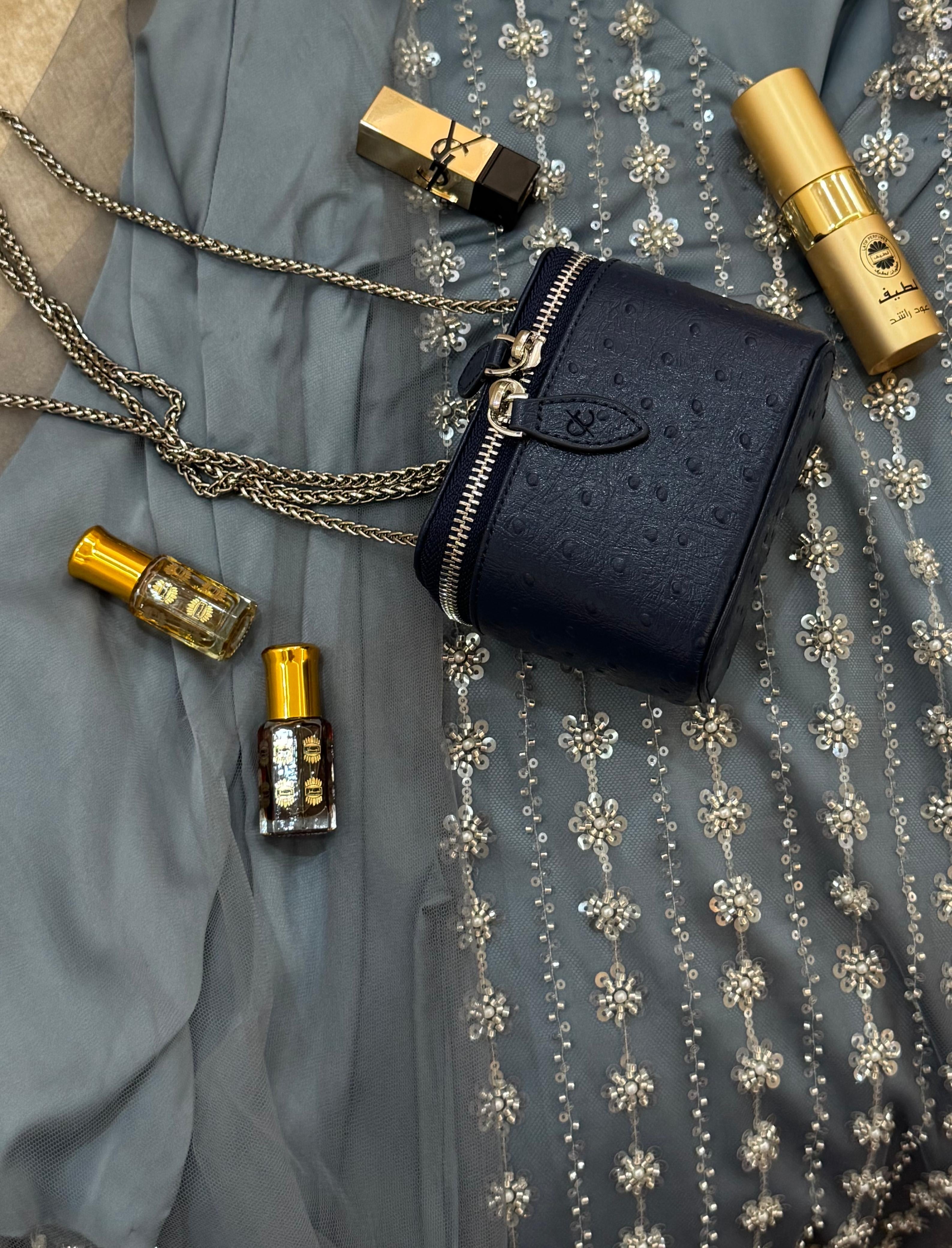 Ostrich Navy Bag