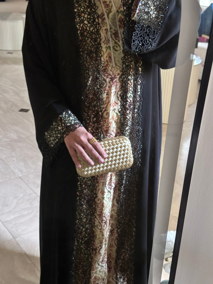 Gold Clutch Strap Detail - Luxury Clutch UAE | Clear UAE
