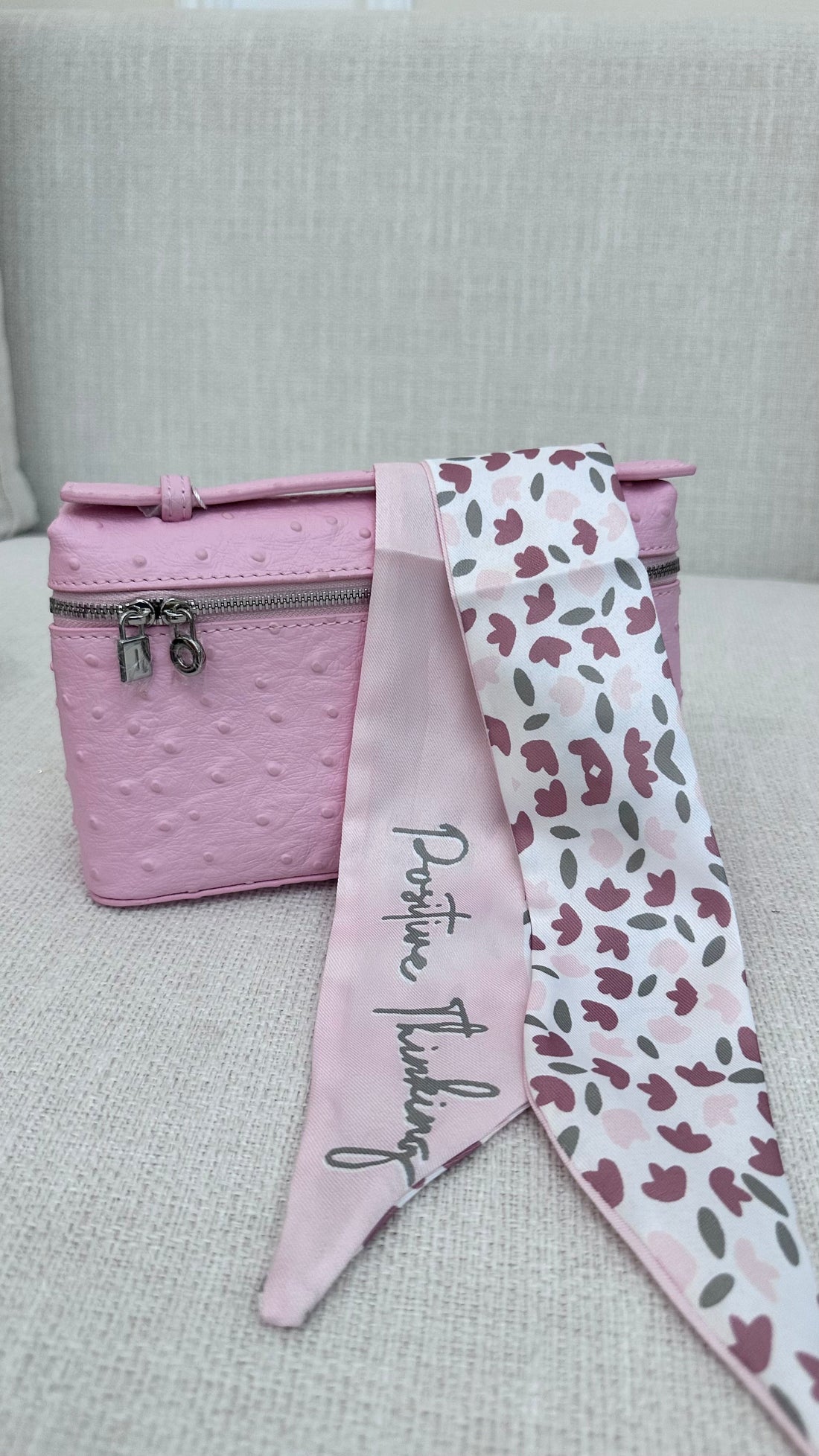 Pink Twilly Scarf