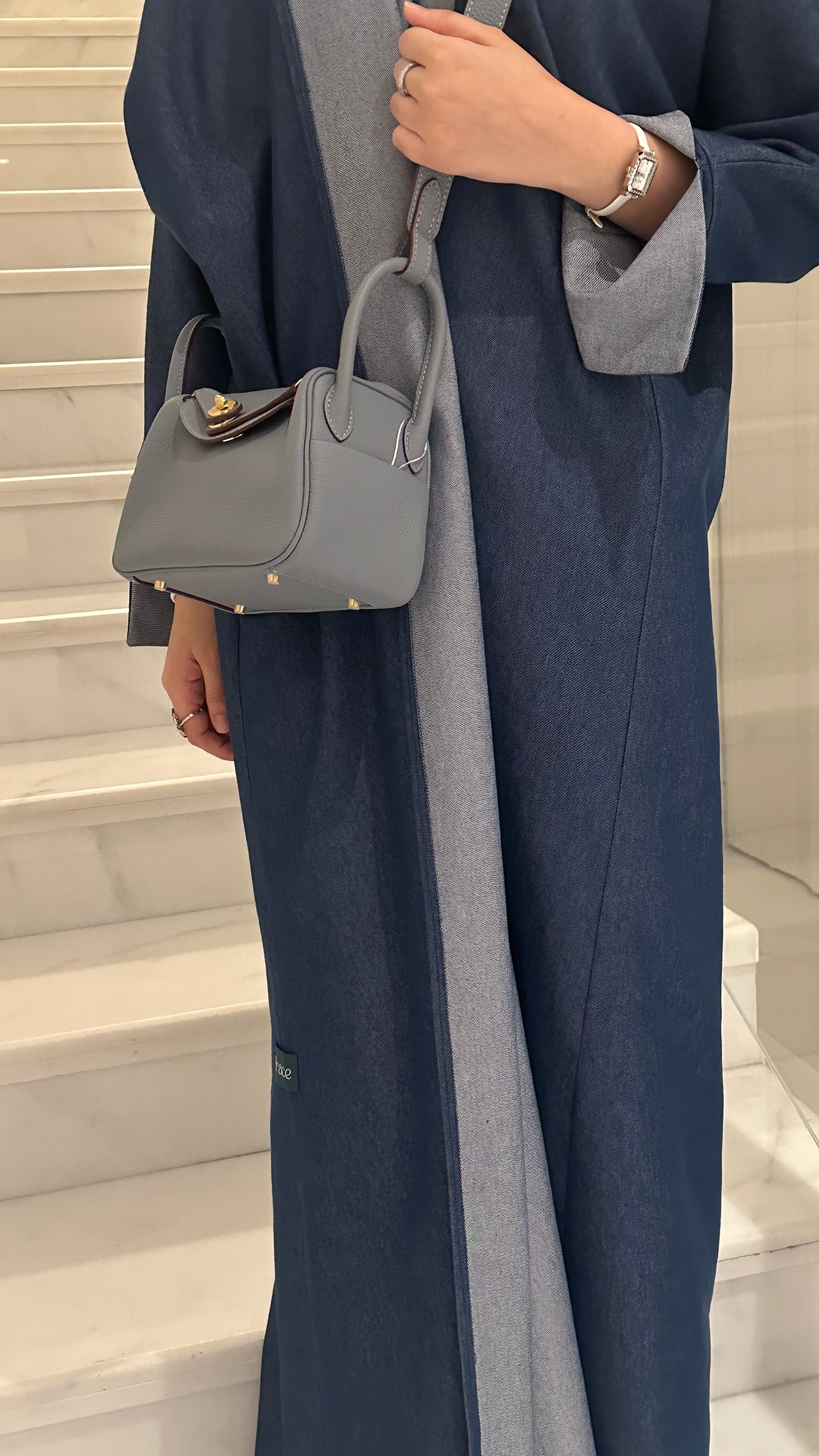 Hermes Lindy Bag in Light Blue – Luxury Shoulder Bag UAE | Clear UAE
